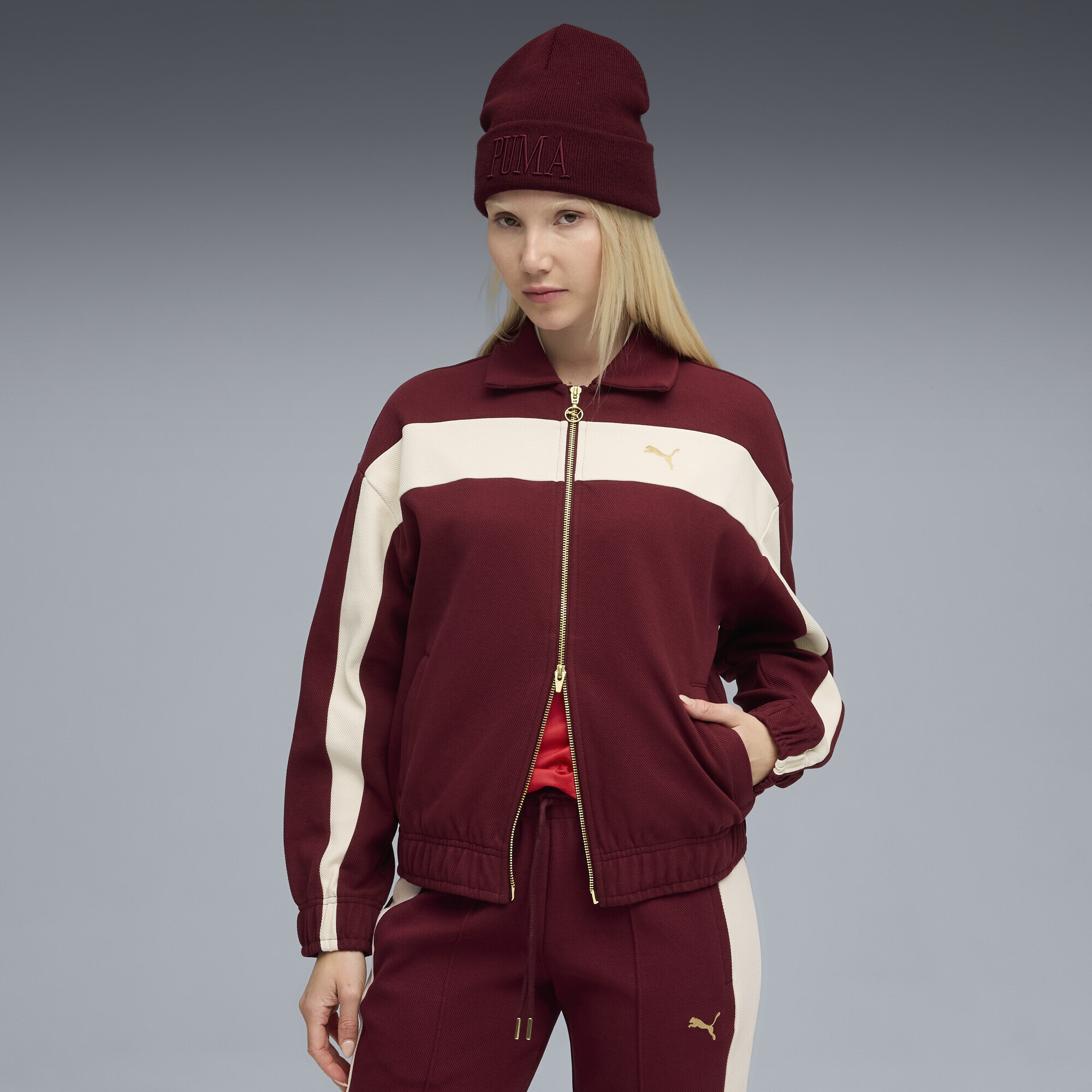 PUMA Trainingsjacke "T7 Relaxed Trainingsjacke Damen" günstig online kaufen