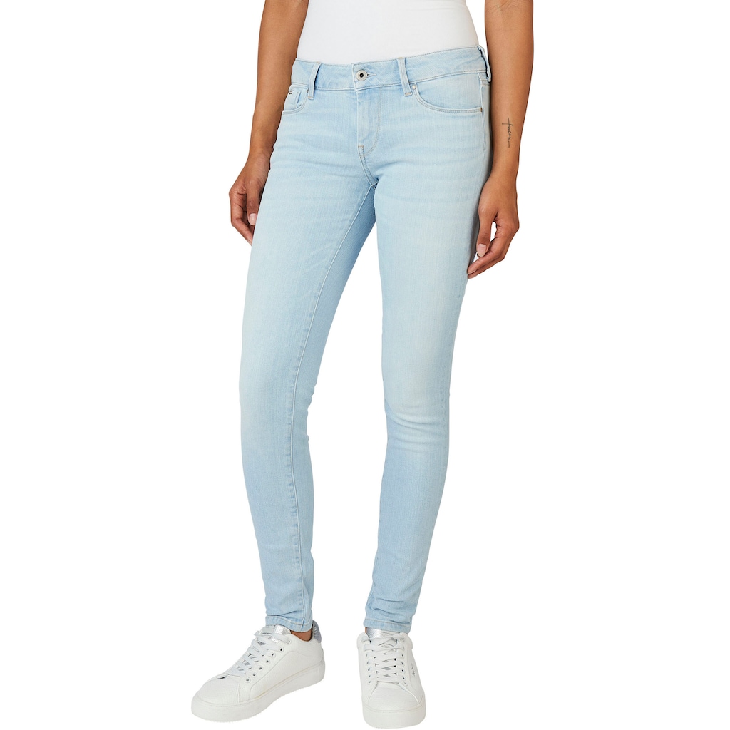 Pepe Jeans Skinny-fit-Jeans »SOHO«, im 5-Pocket-Stil mit 1-Knopf Bund und Stretch-Anteil