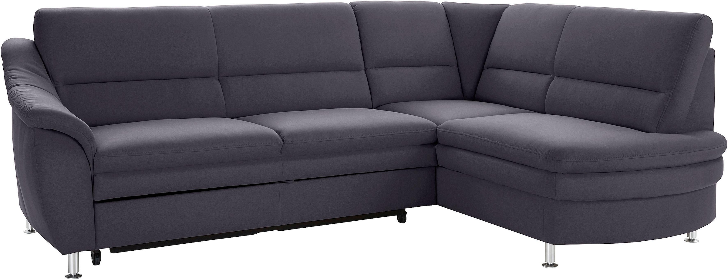 sit&more Ecksofa »Cardoso L-Form«, mit Federkern, wahlweise mit Bettfunktion und Schubkasten