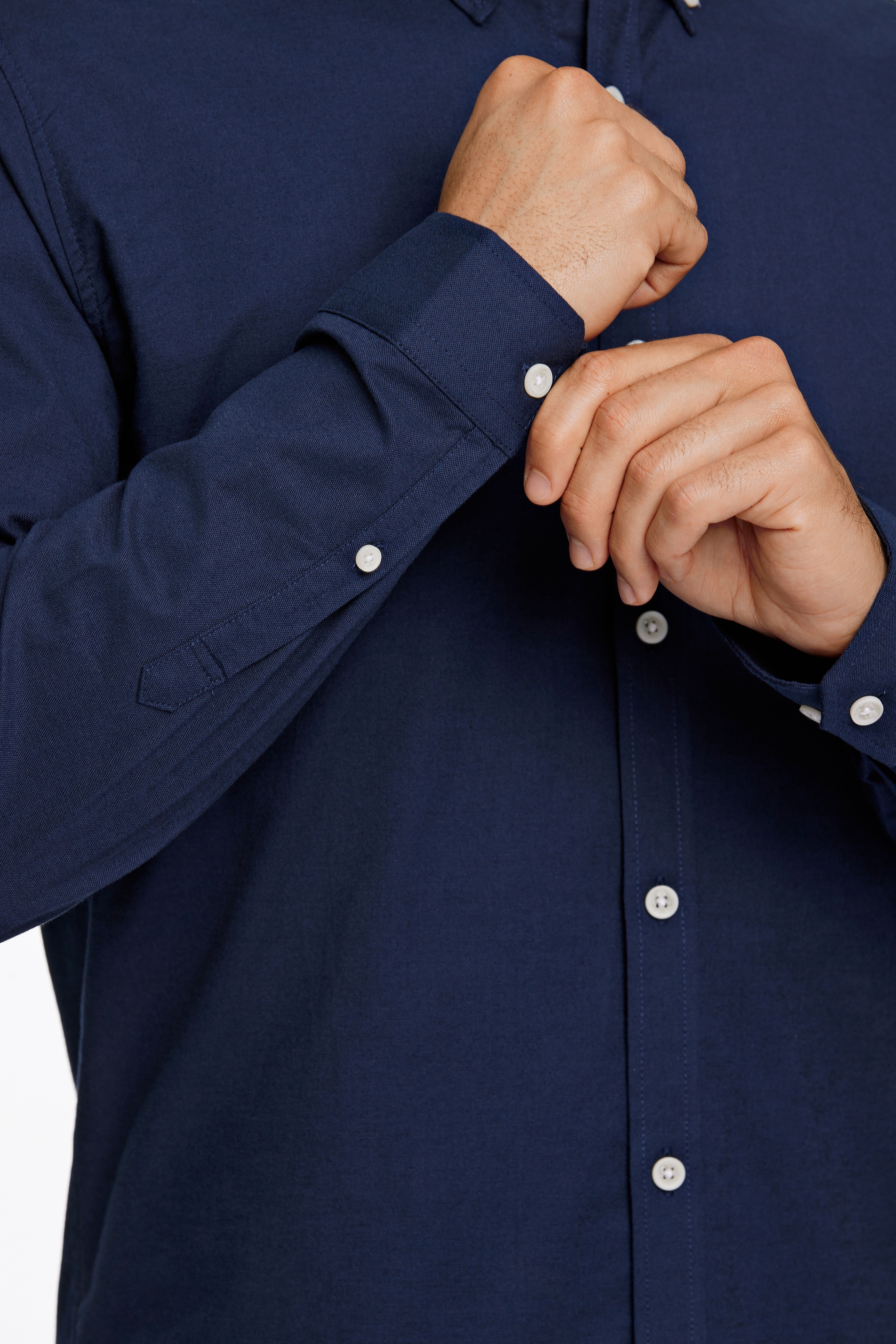 LINDBERGH Langarmhemd, mit Button-Down-Kragen