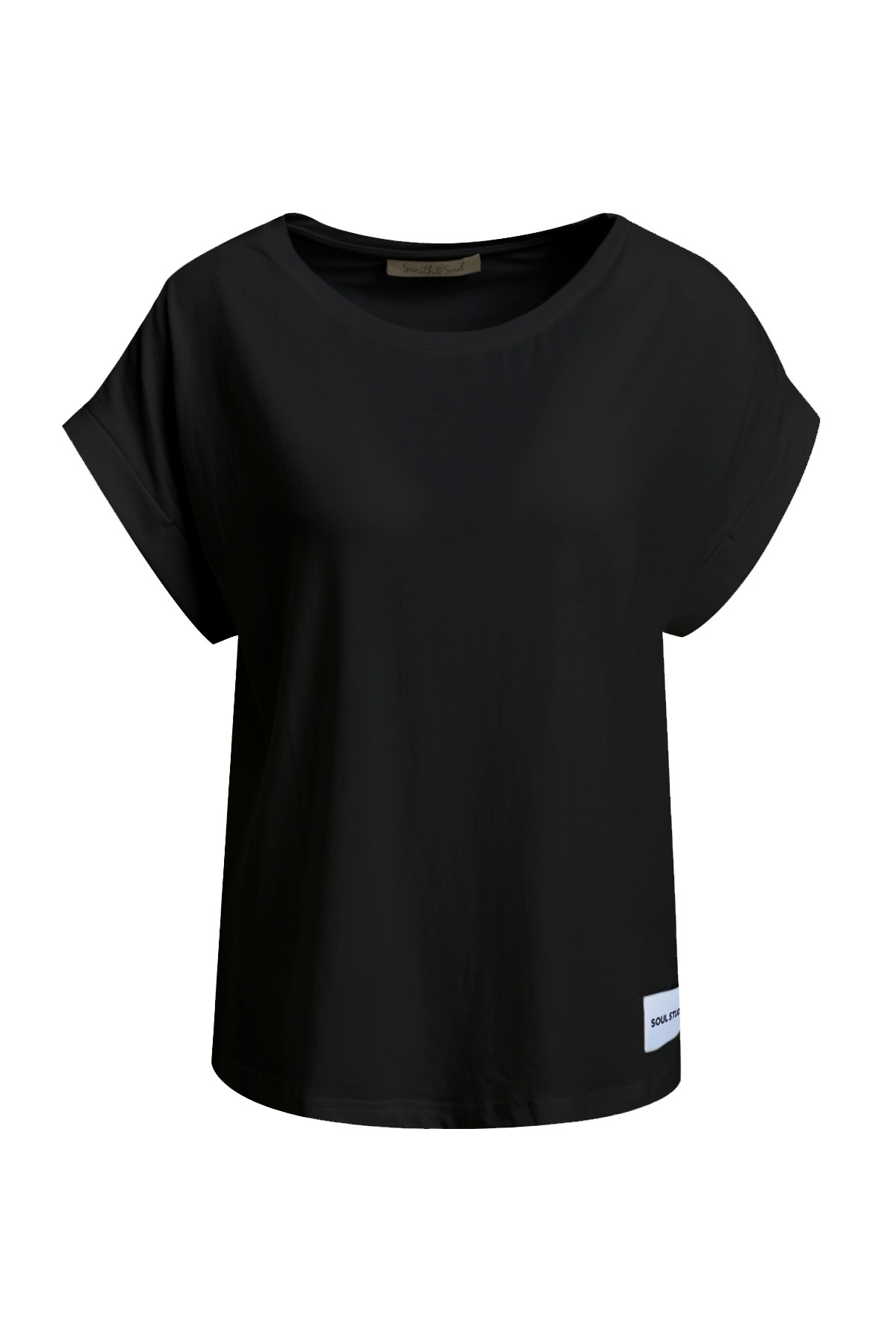 Smith & Soul Rundhalsshirt mit überschnittenen Schultern