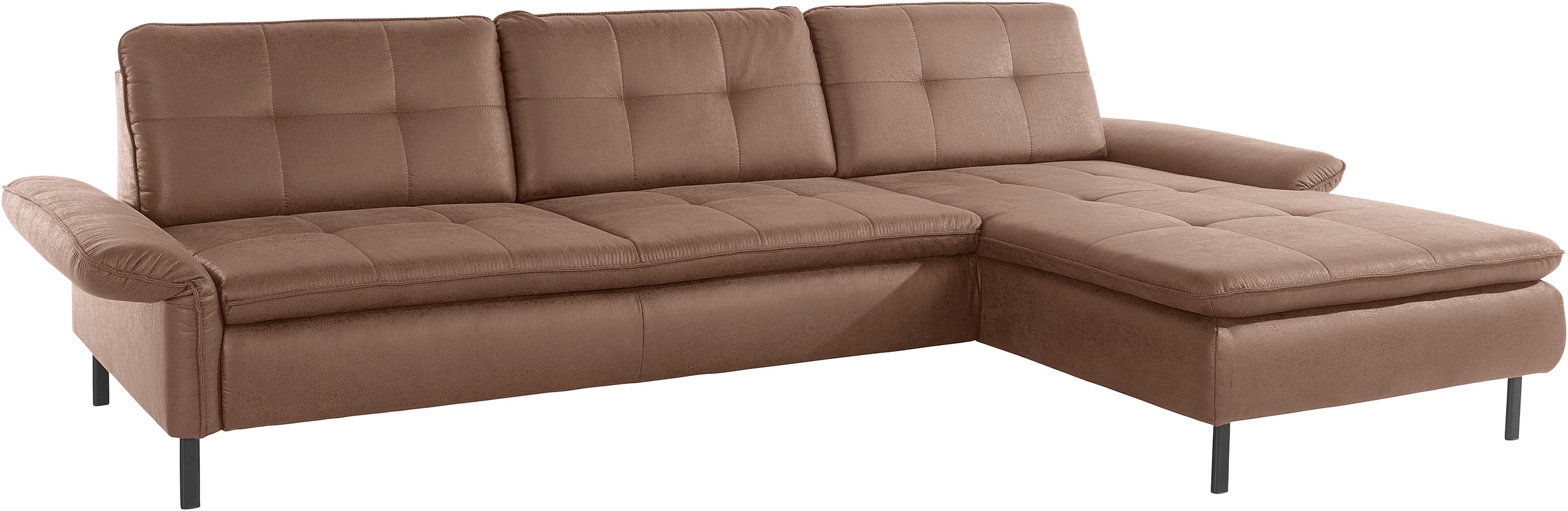INOSIGN Ecksofa »Birkholm L-Form«, Armlehnverstellung, auch in Easy Clean Bezug - mit Wasser zu reinigen