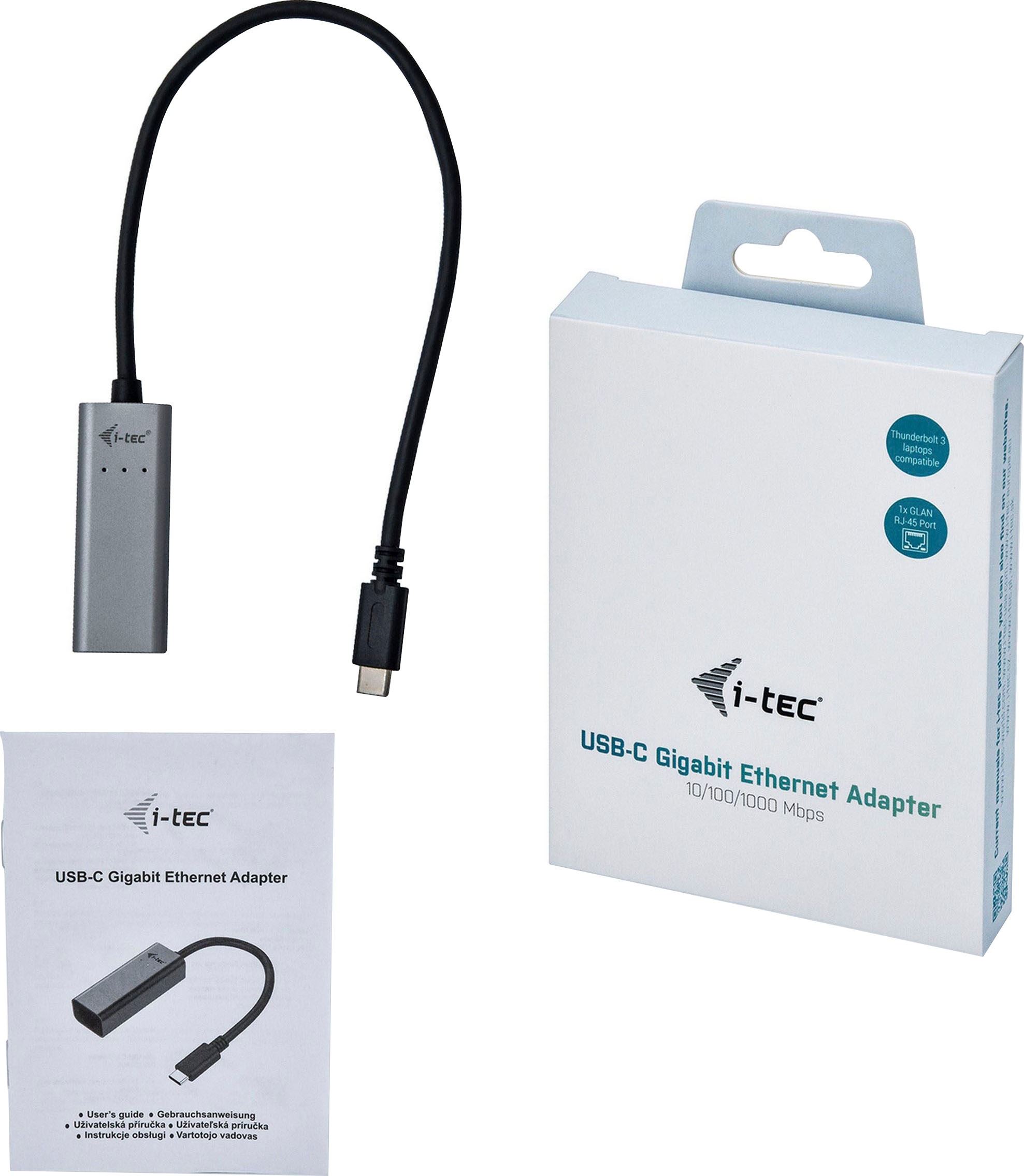 I-TEC Adapter »USB-C Metal Gigabit Ethernet Adapter«