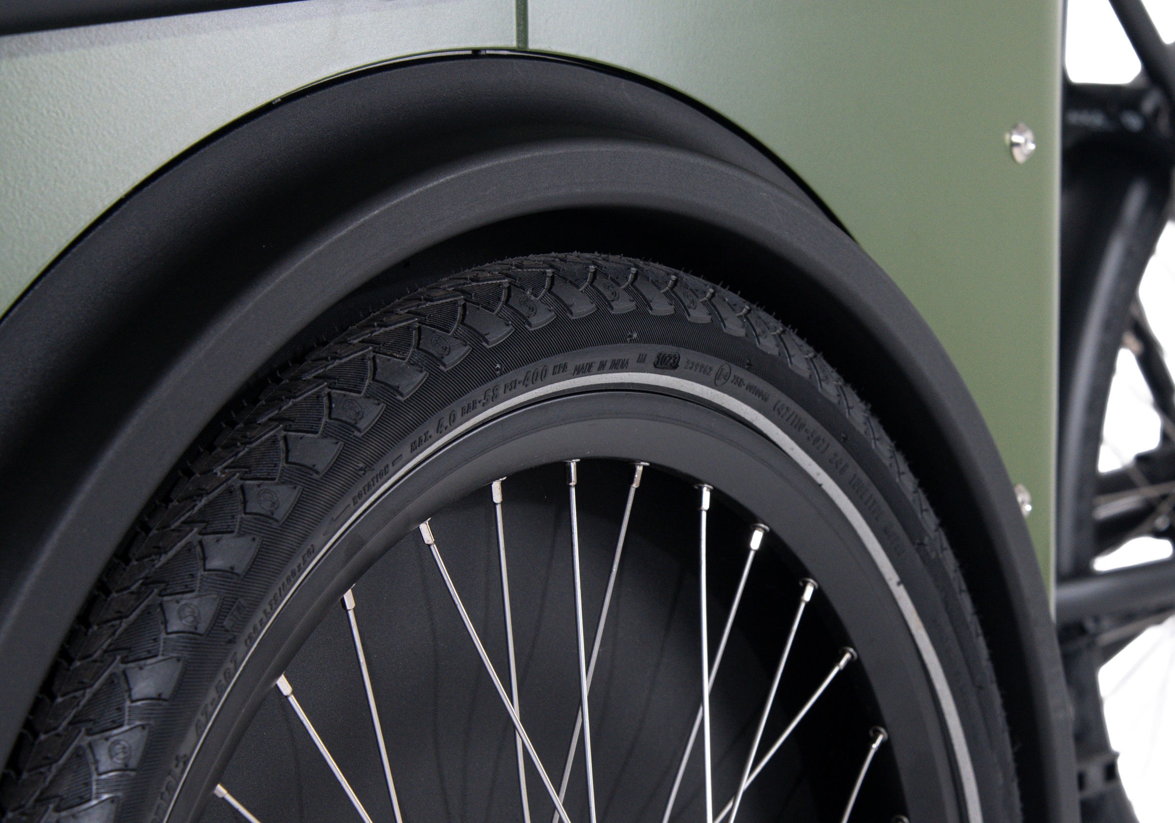 Royal Cargo Bikes »Cargo 3W Premium 17,5Ah / 630 Wh 24 / 26 Zoll weiß« 7 Gang Shimano Nexus Schaltwerk Nabenschaltung Mittelmotor 250 W