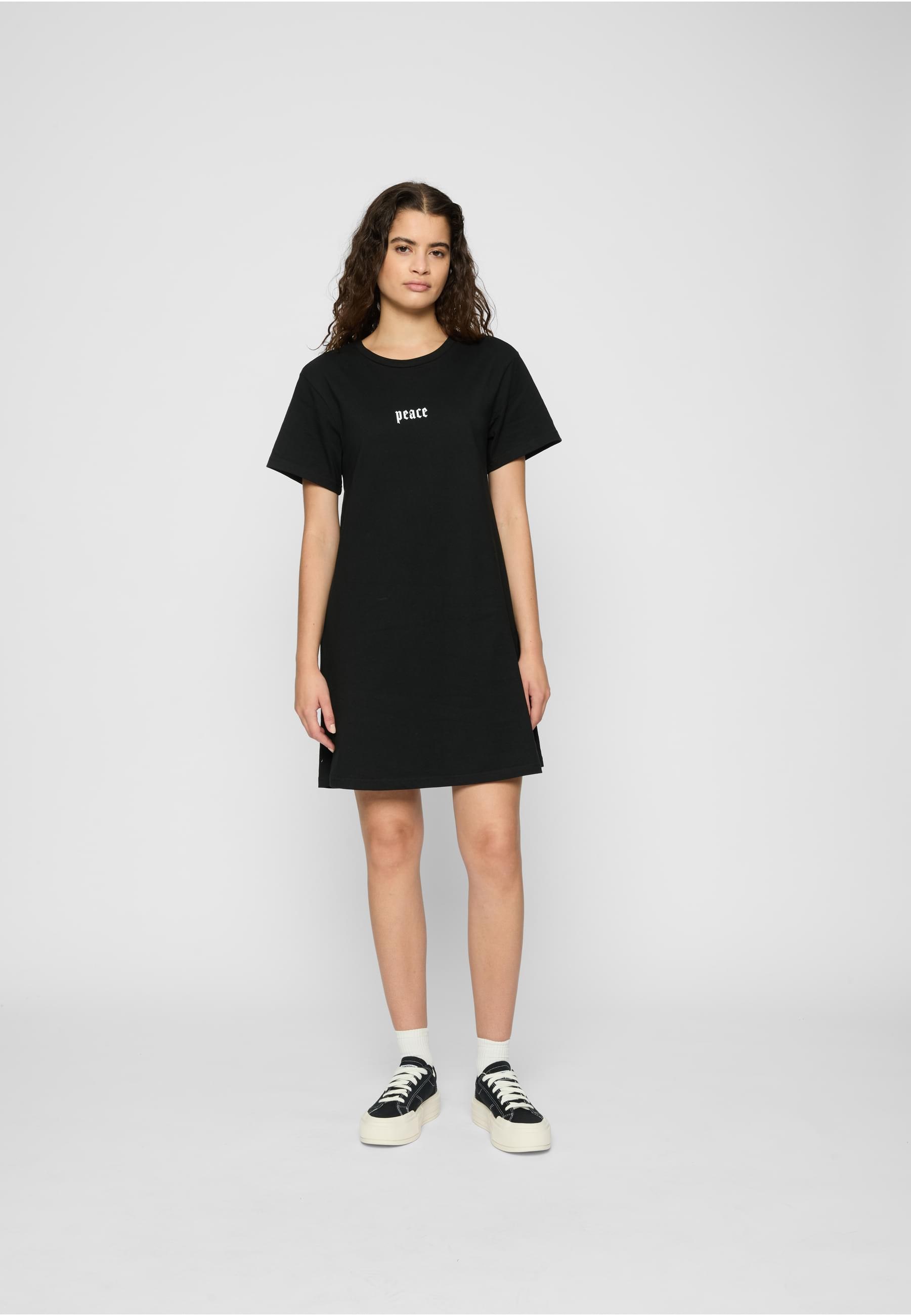 Miss Tee Shirtkleid »Miss Tee Girls Peace Hand Ladies Tee Dress«, (1 tlg.)