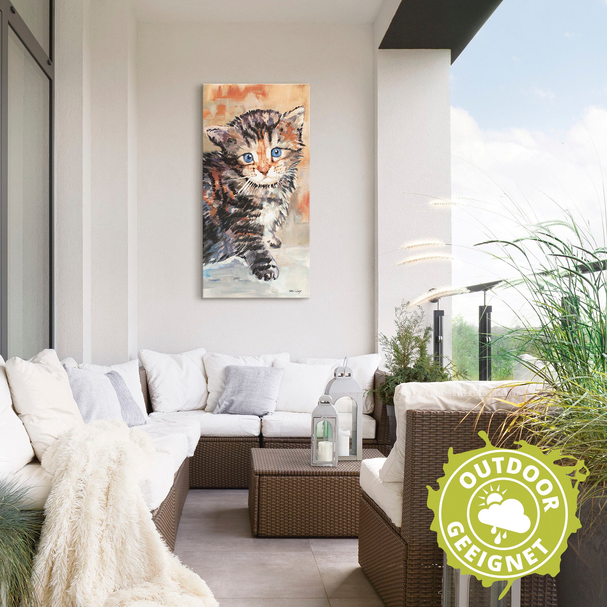 Artland Wandbild »Katze«, Haustiere, (1 St.), als Alubild, Outdoorbild, Wandaufkleber in verschied. Größen