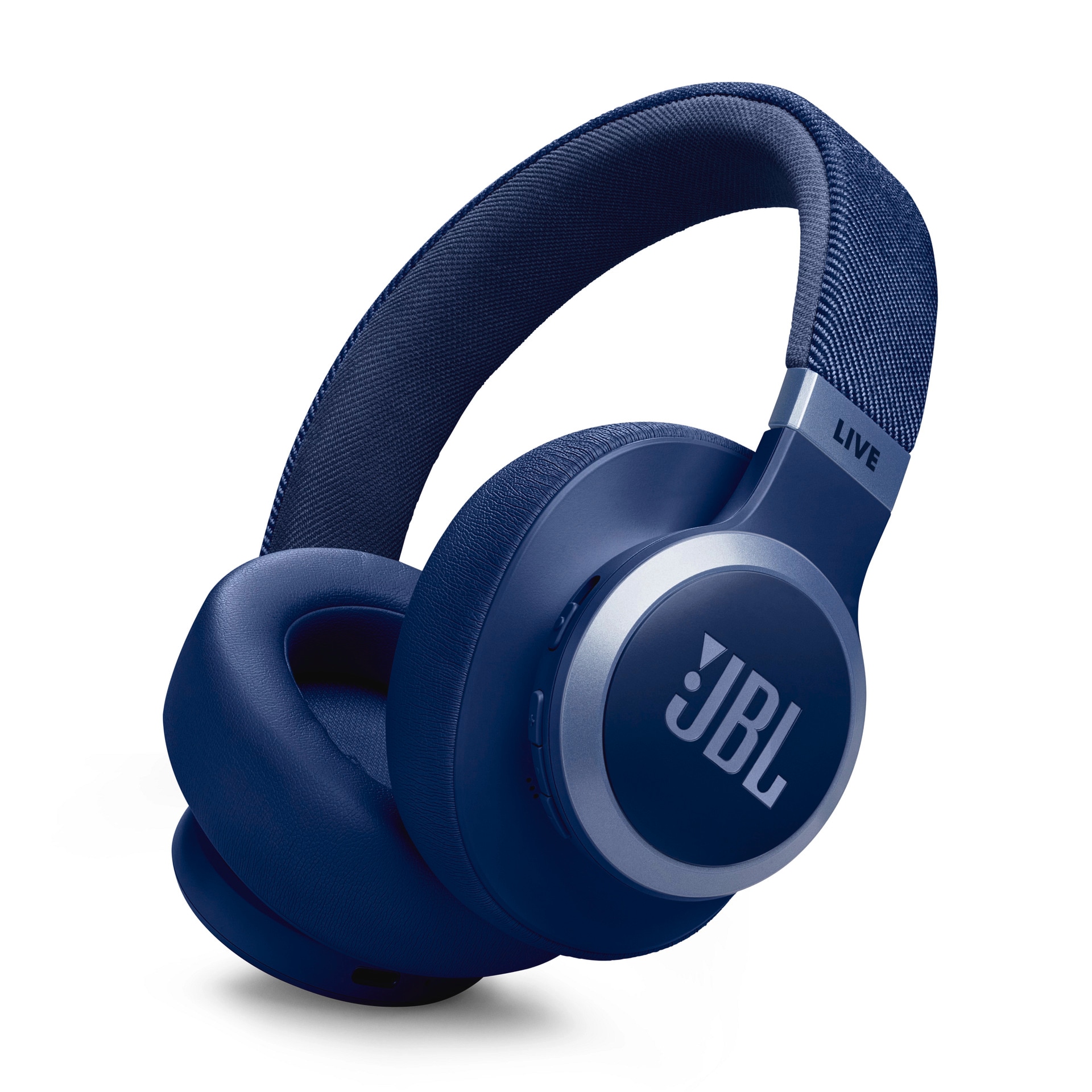 JBL Over-Ear-Kopfhörer "LIVE 770NC mit JBL Signature Sound und Surround Sound", B:7,6cm H:9,3cm T:2,7cm, blau, Kopfhörer, Kabelloser