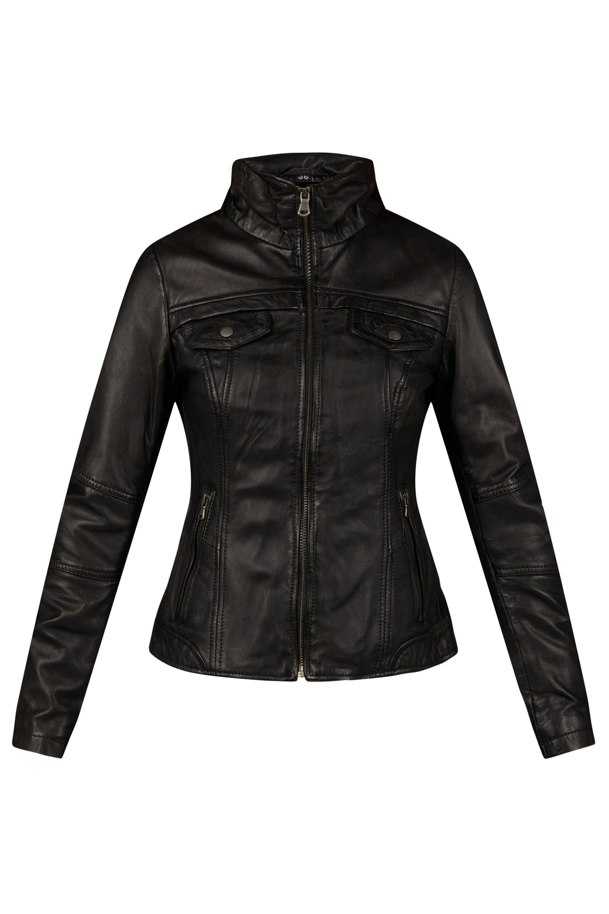 7eleven Bikerjacke "SEBACI" ohne Kapuze mit Ziernähten