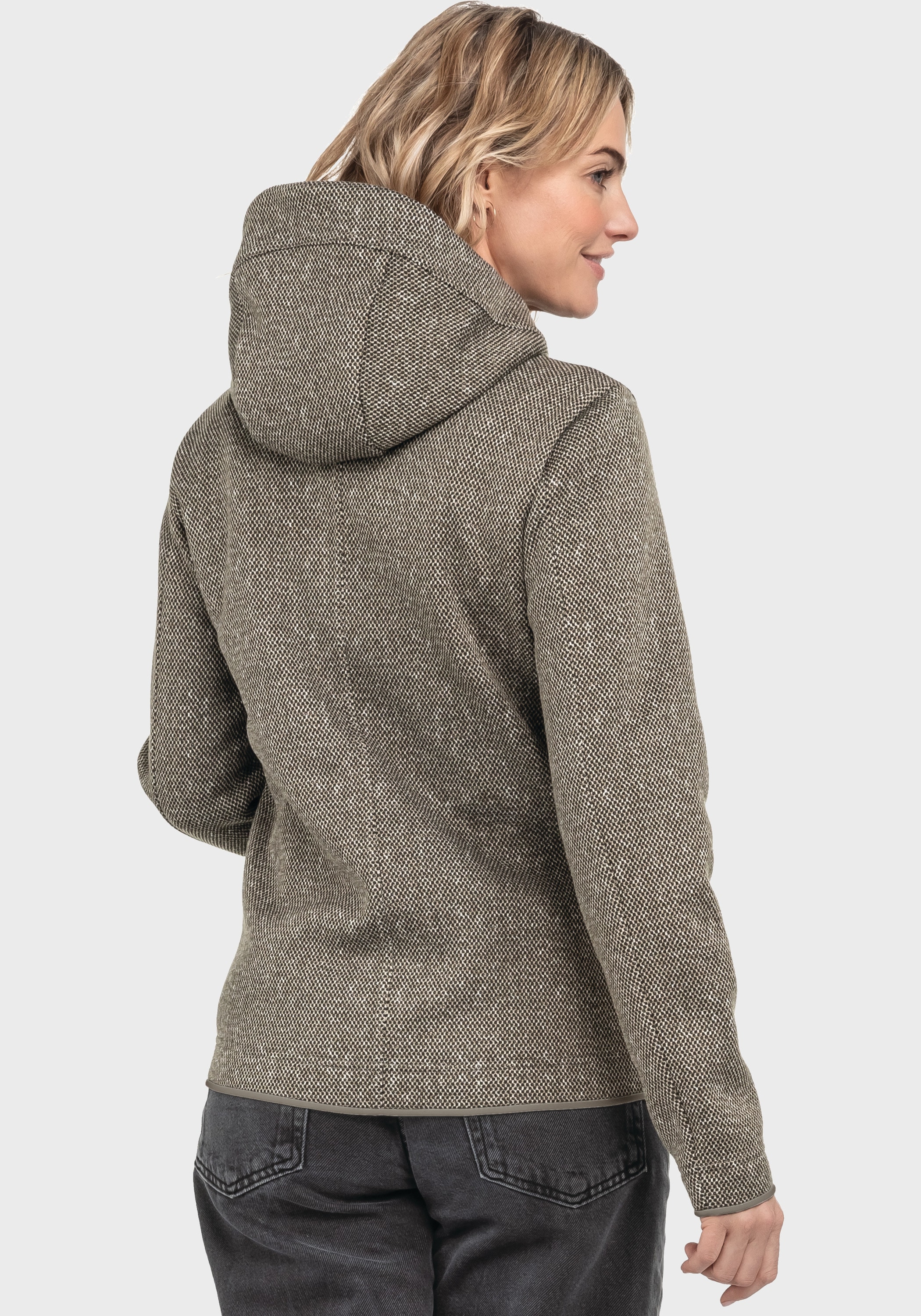 Schöffel Fleecejacke »Fleece Hoody Aurora L«, mit Kapuze