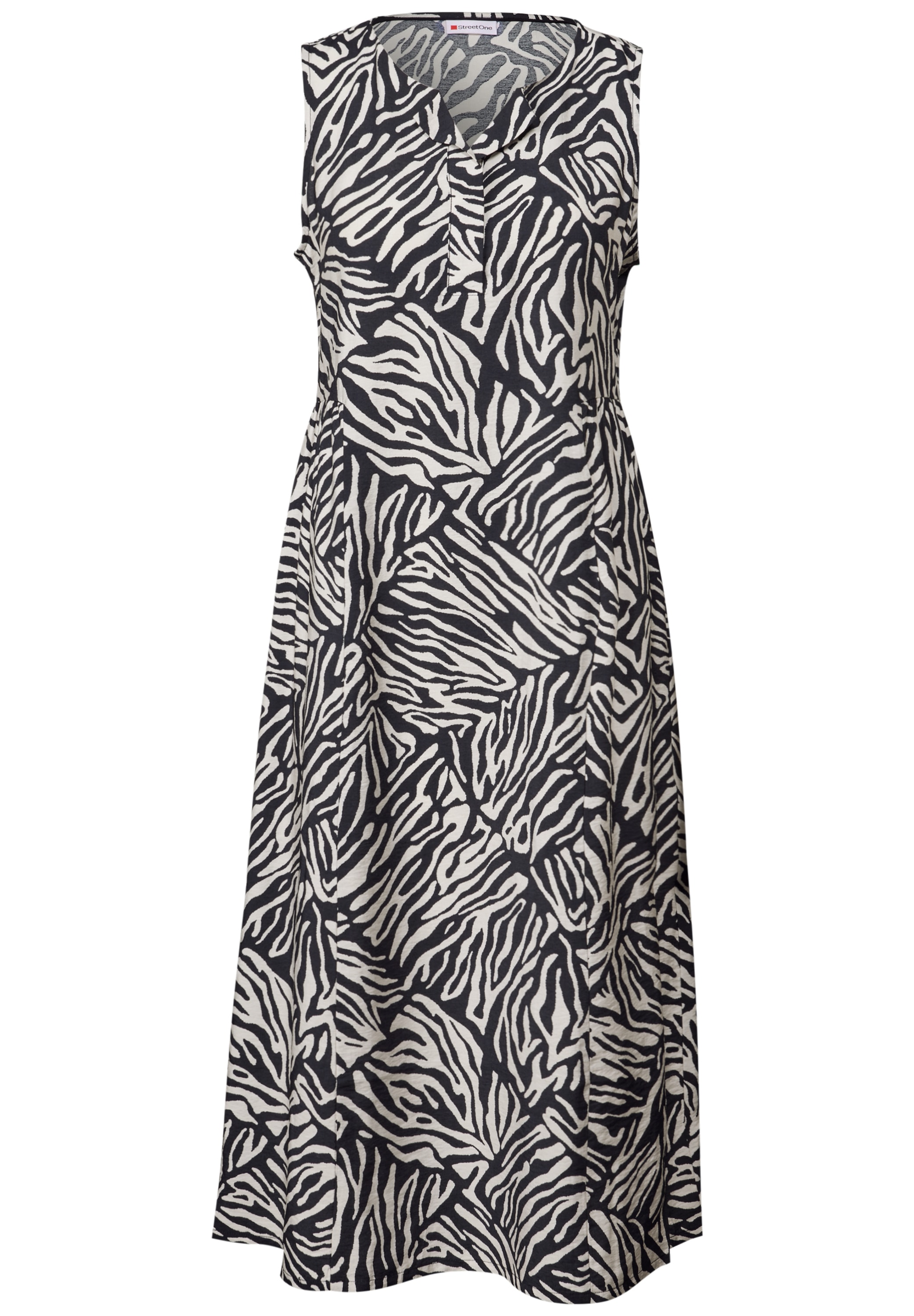 STREET ONE Midikleid, mit allover Print