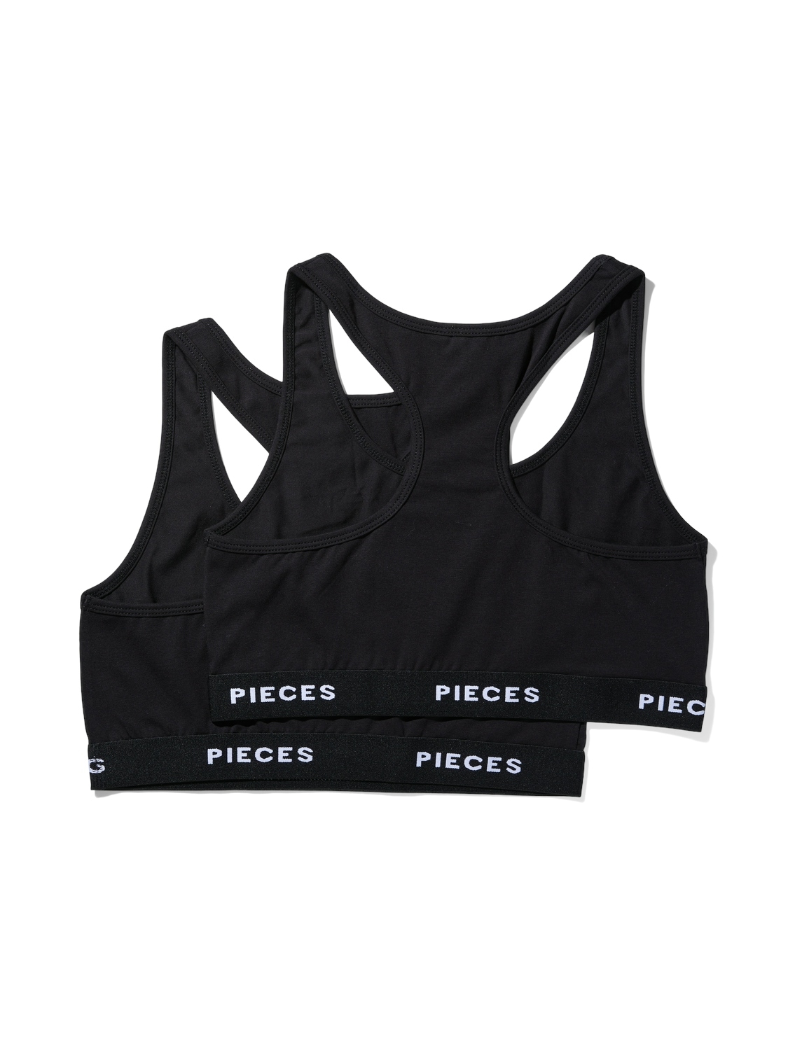 pieces Bustier »PCLOGO LADY TOP 2 PACK NOOS BC«