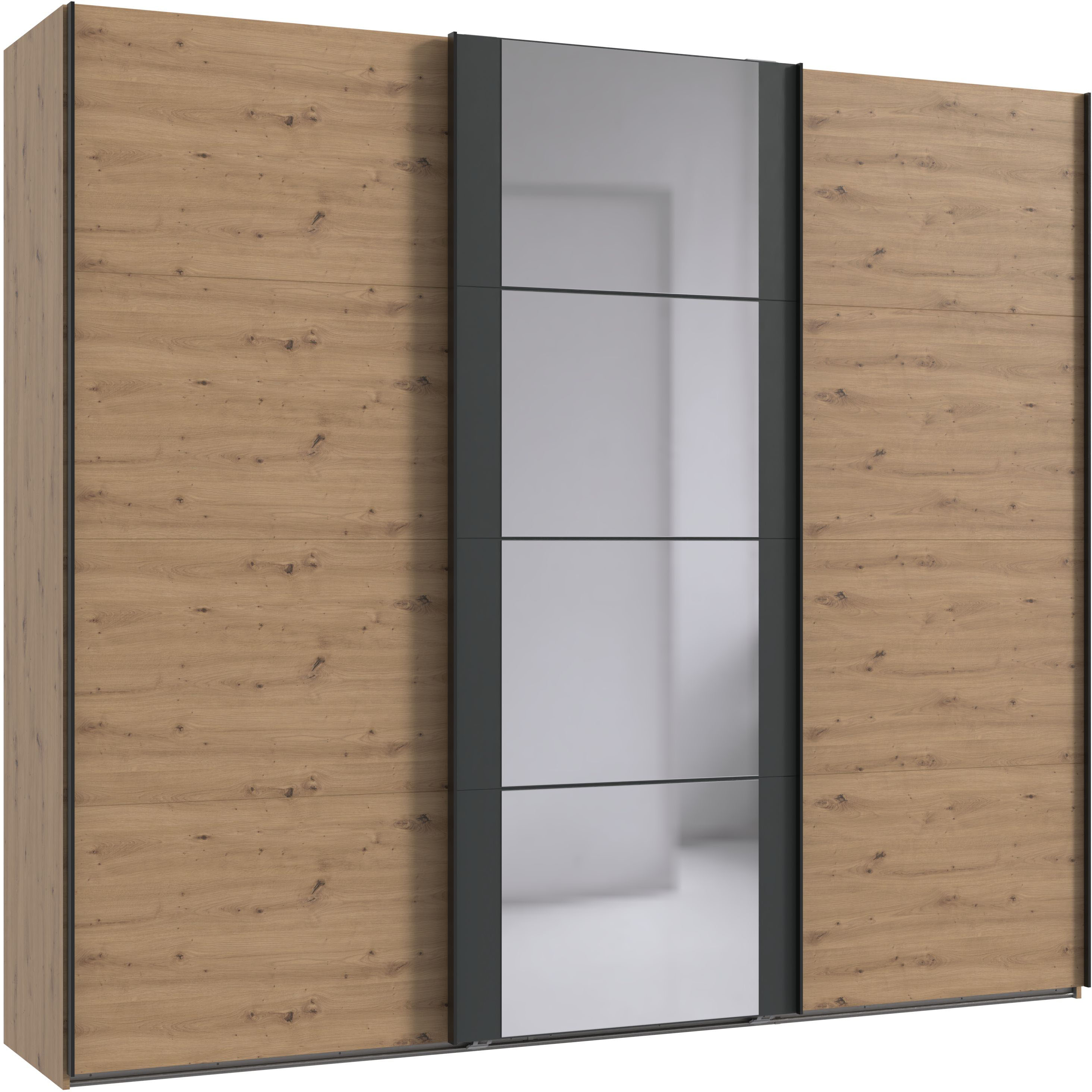 Wimex Schwebetürenschrank "Bern Schiebetürenschrank" Schrank mit zusätzlicher Innenausstattung, Garderobe