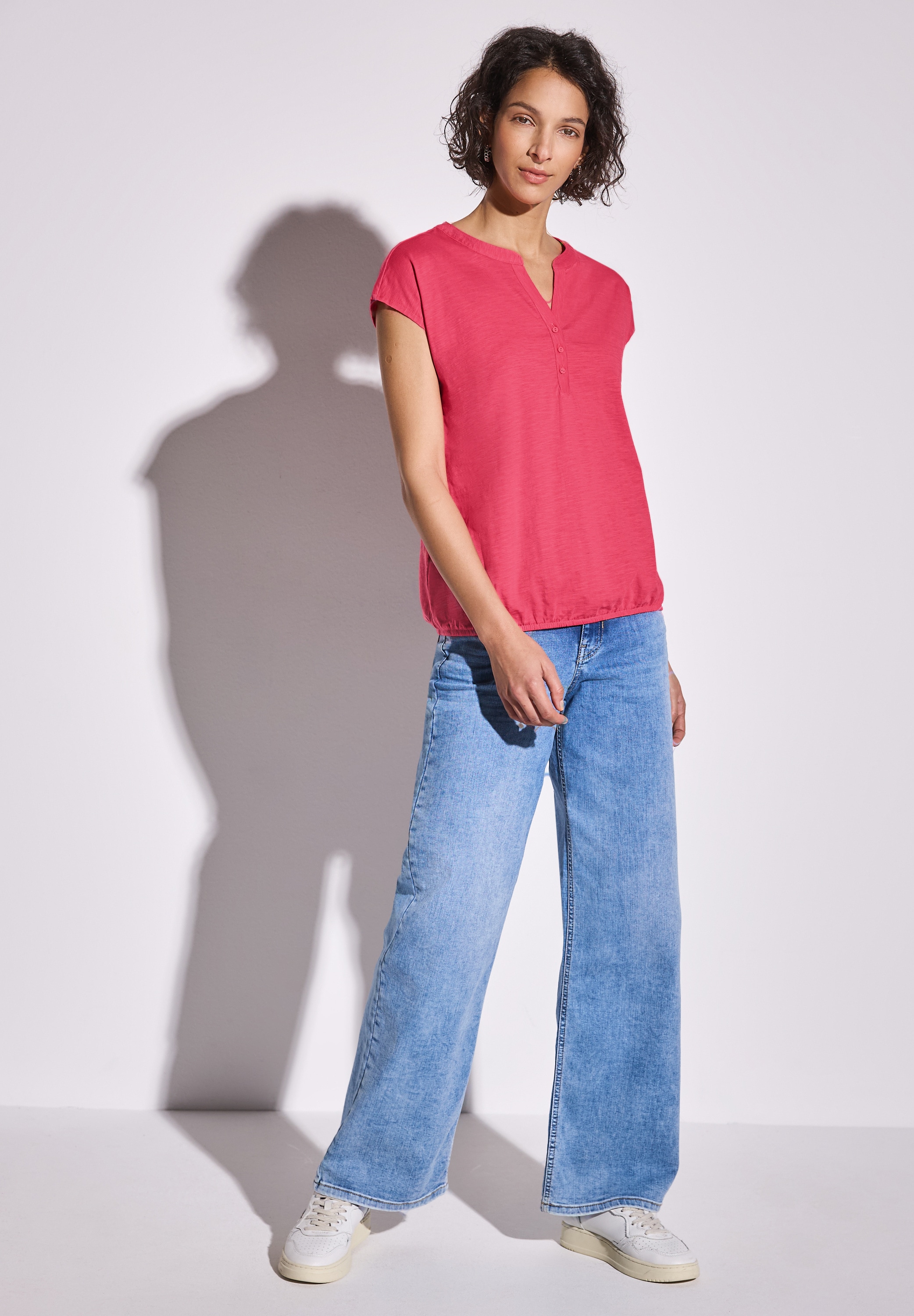 STREET ONE T-Shirt, aus reiner Baumwolle