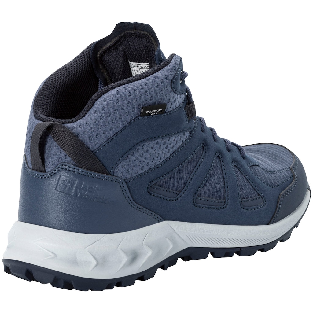 Jack Wolfskin Wanderschuh »WOODLAND 2 TEXAPORE MID W«, wasserdicht