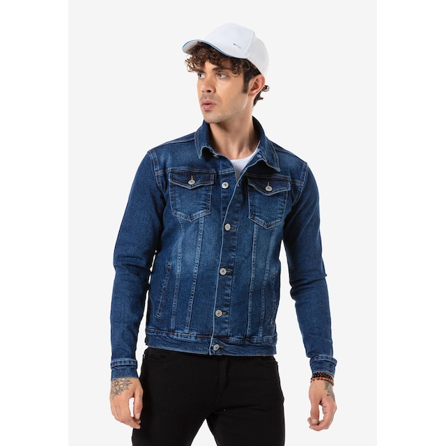 RedBridge Jeansjacke »Walton«, im klassischen Look mit Ziernähten | BAUR