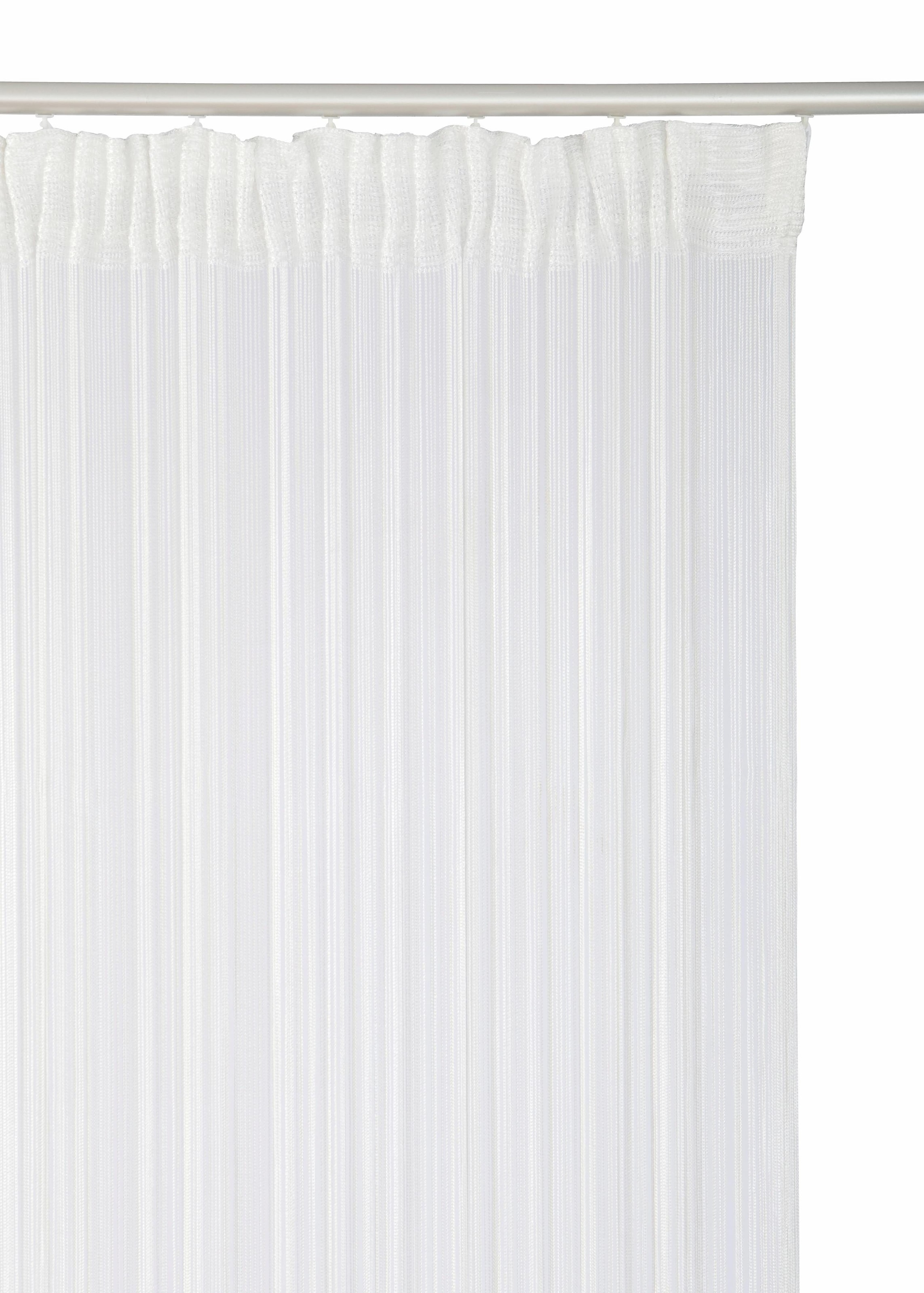 Weckbrodt Fadenvorhang »Rebecca«, (1 St.), Fadengardine, Insektenschutz, transparent, kürzbar, Store