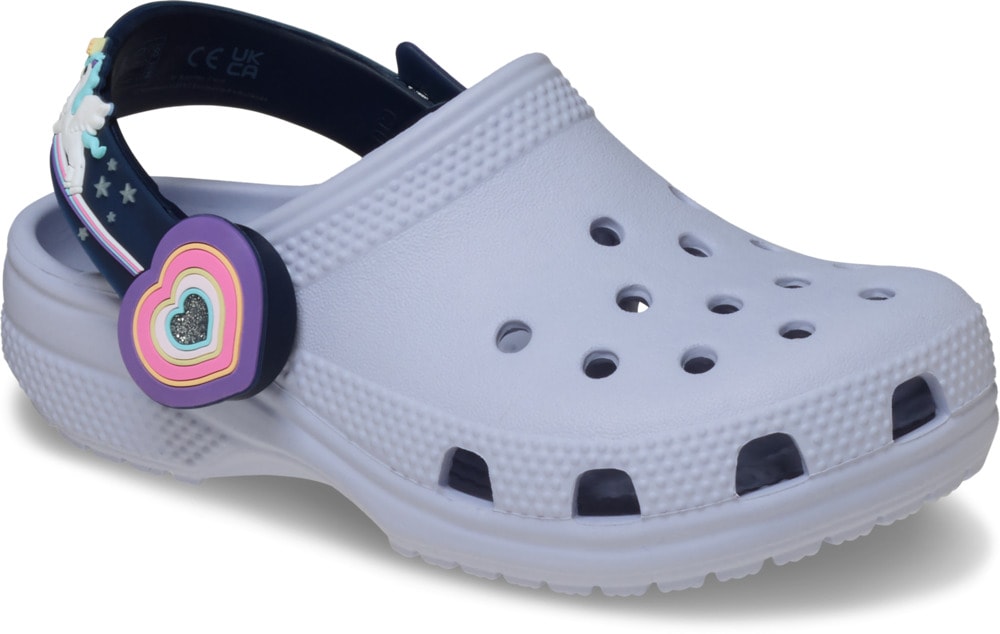 CROCS Kinder Clog "Toddler Classic Imagination Lights Backstrap Clog", Gr. 23fliederfarbe, Croslite , Schuhe, Babyschuh, Kindergartenschuh,