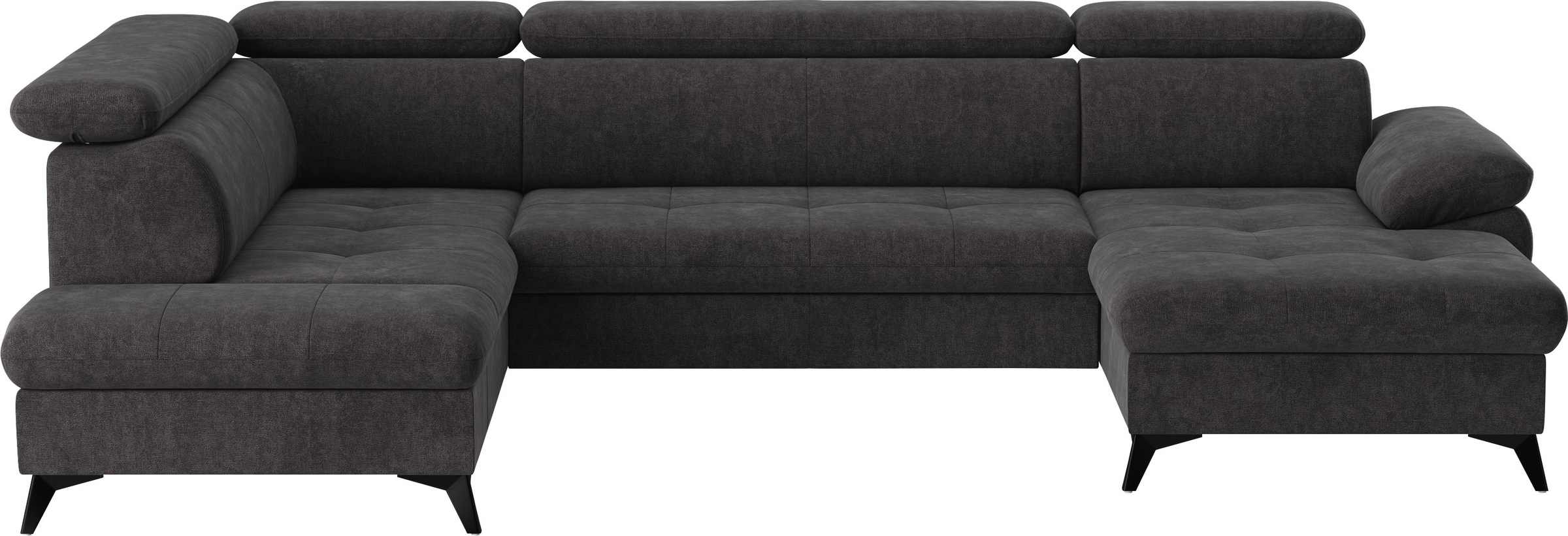 COTTA Wohnlandschaft »Hudson U-Form«, mit Kopfteilverstellung, wahlweise mit Bettfunktion & Bettkasten