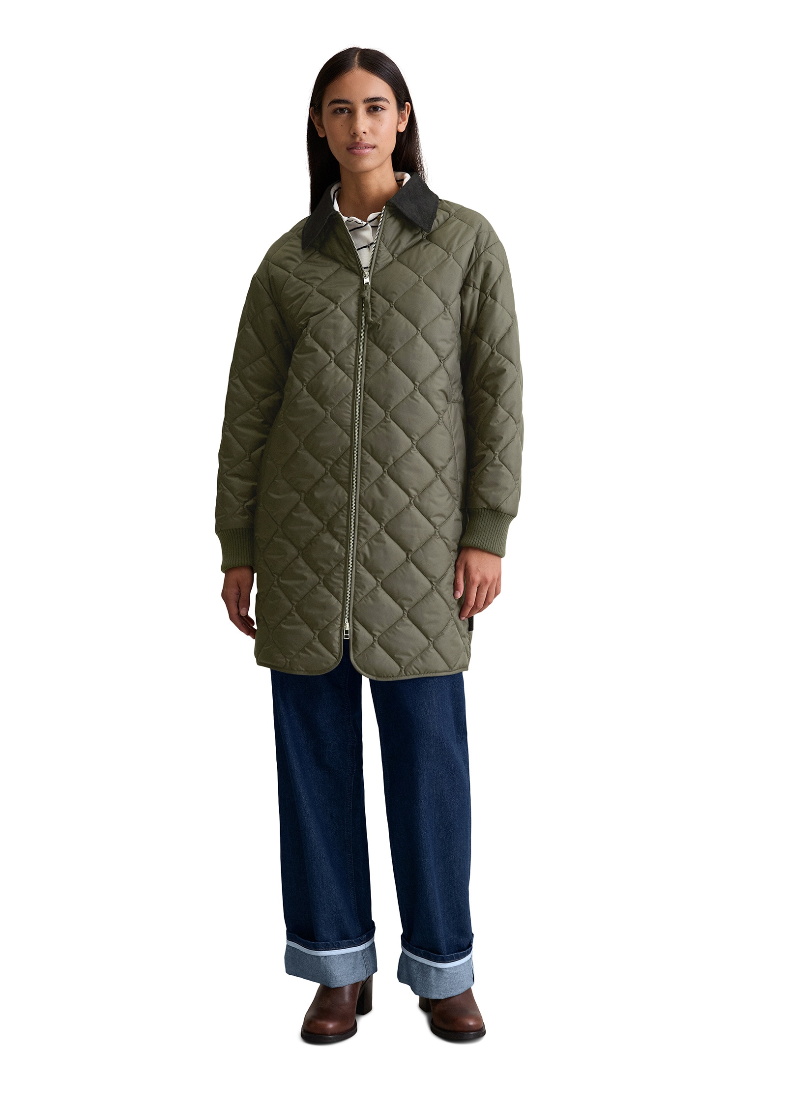 Marc O'Polo DENIM Steppmantel »aus recyceltem Polyester«