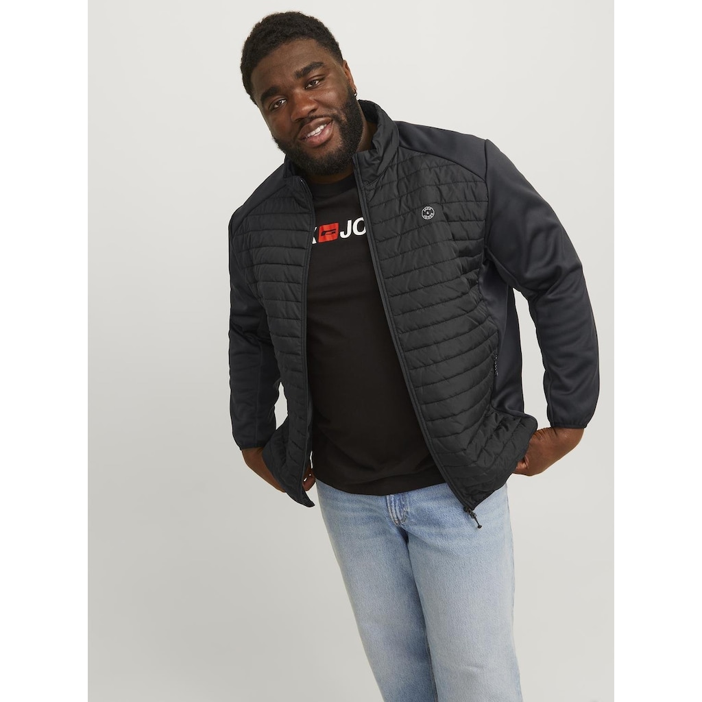 Jack & Jones PlusSize Hybridjacke »JJEMULTI QUILTED COLLAR NOOS PLS«, mit Kapuze