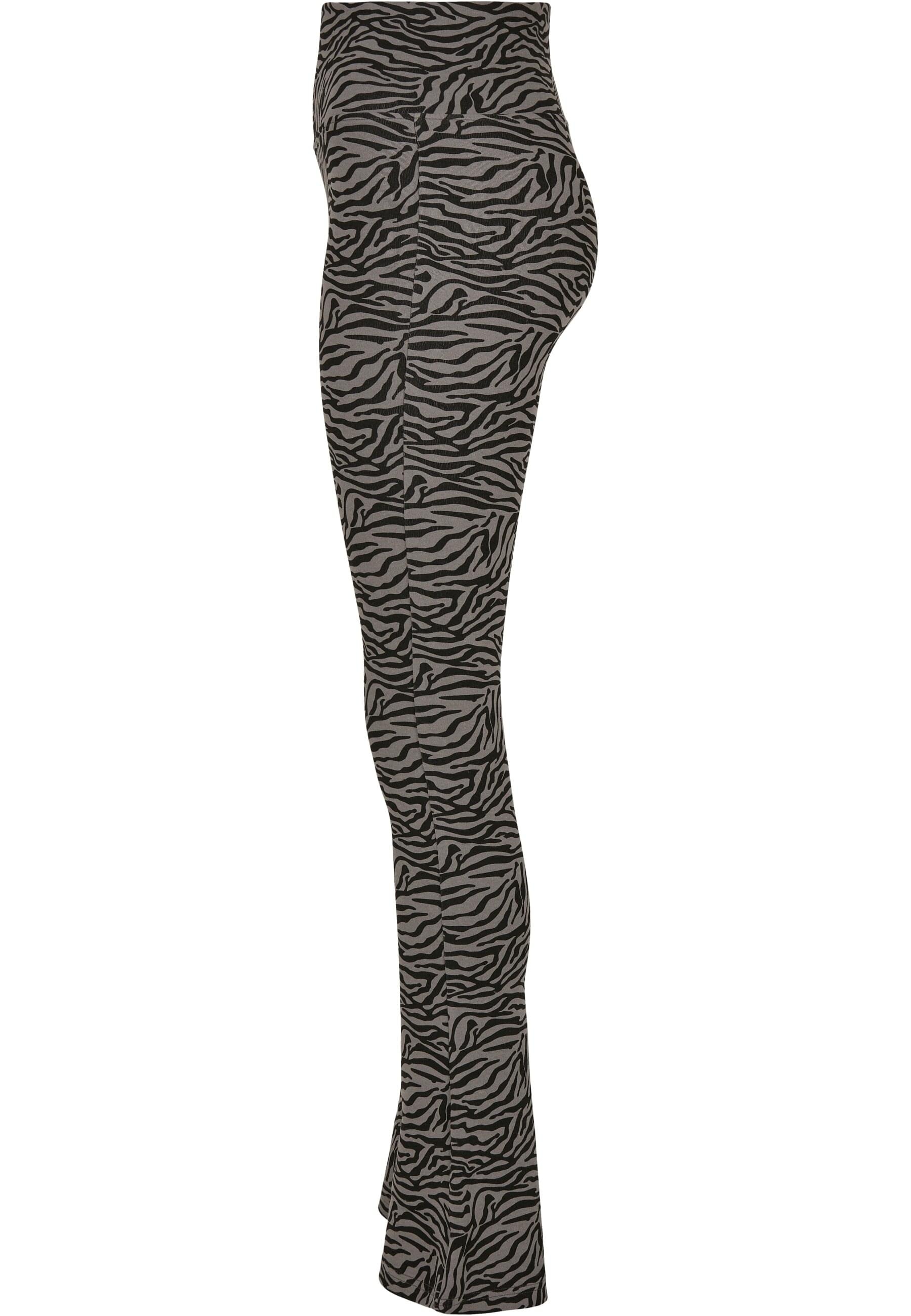 URBAN CLASSICS Leggings »Urban Classics Damen Ladies High Waist Zebra Boot Cut Leggings«, (1 tlg.)