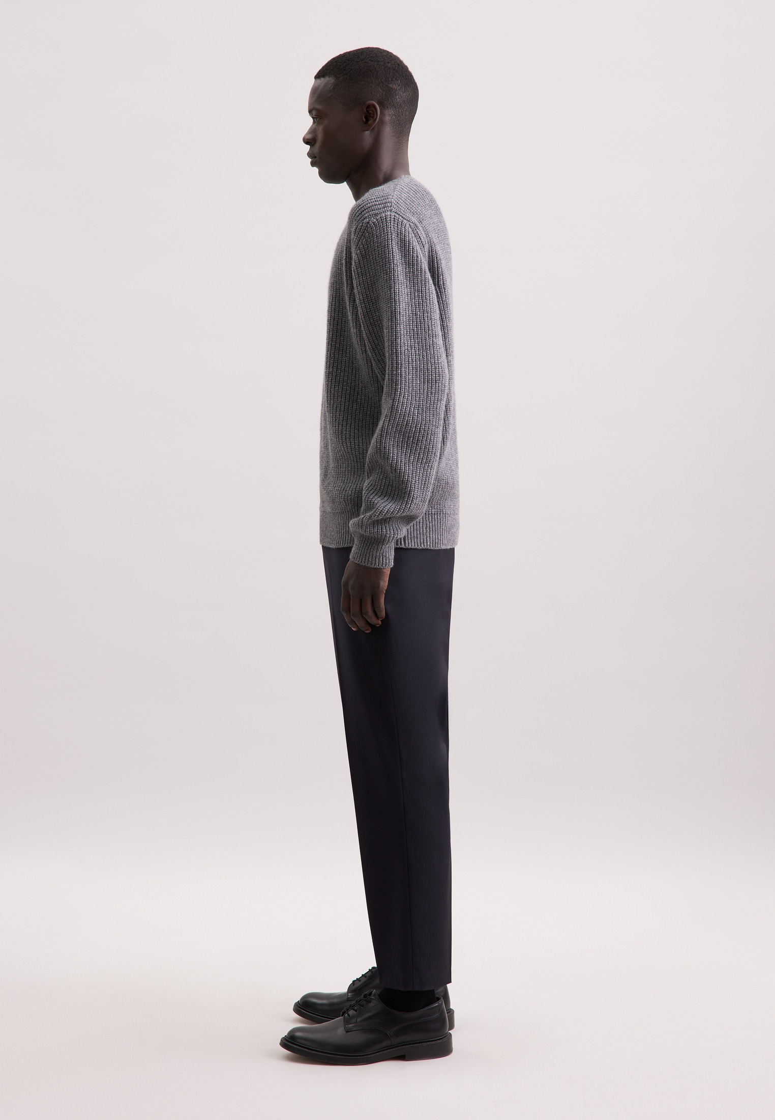 seidensticker Strickpullover »Schwarze Rose« 1/1 Rundhals Uni