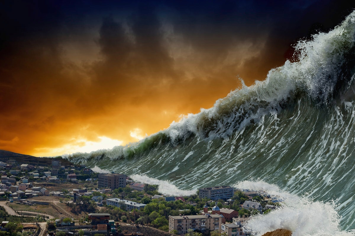 Papermoon Fototapete "Tsunami"
