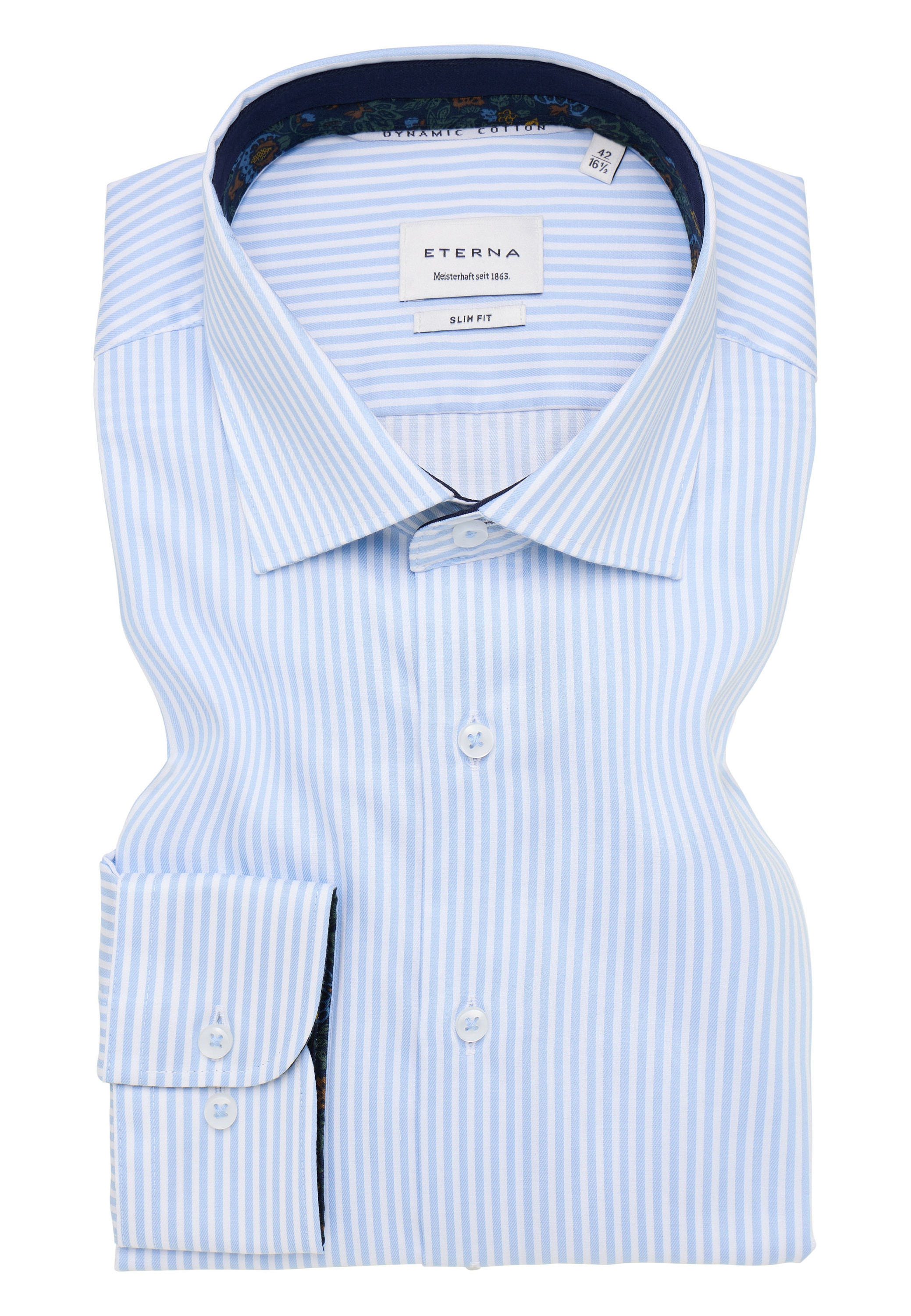 Eterna Langarmhemd »SLIM FIT«, NON IRON (bügelfrei)