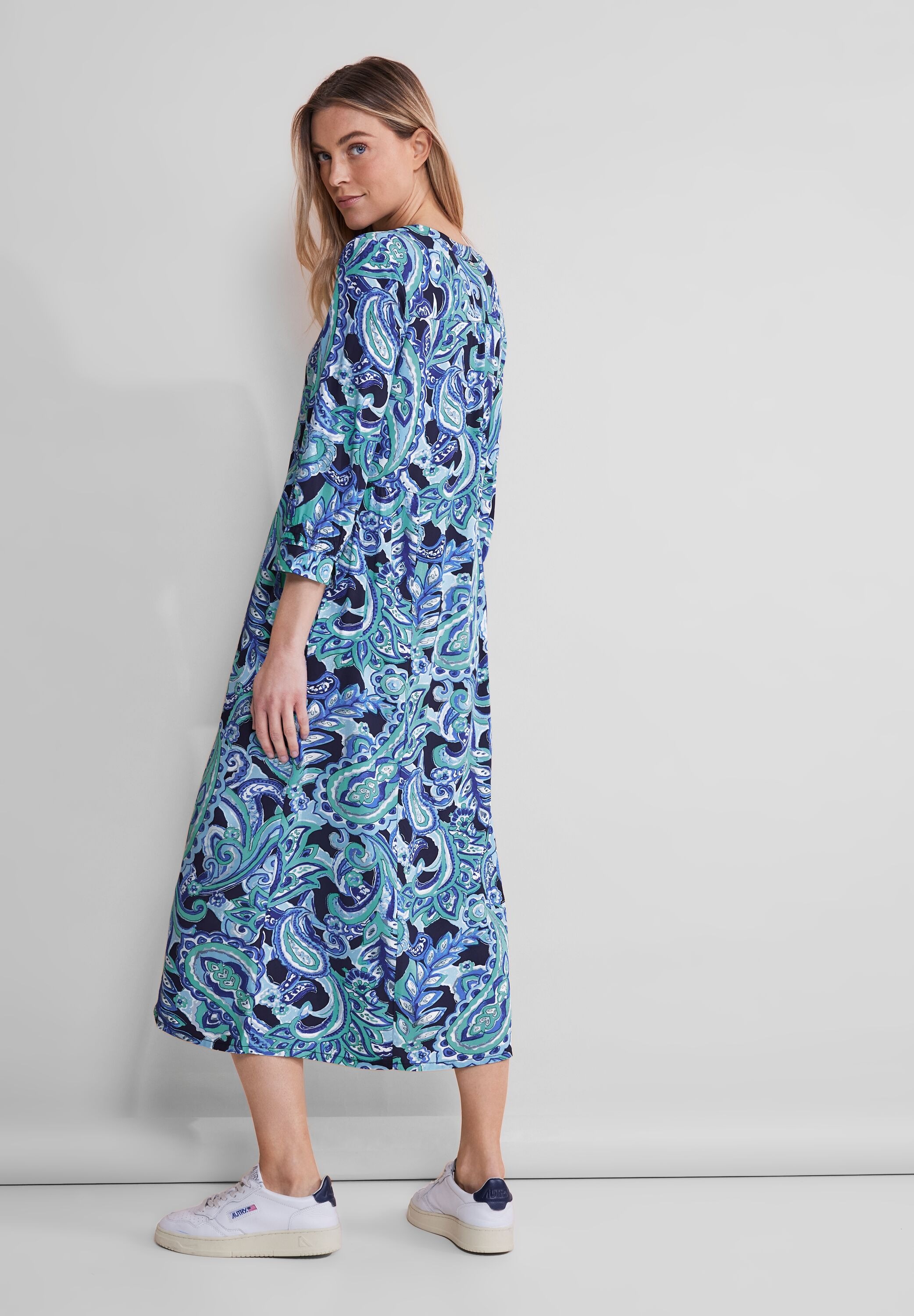 STREET ONE Midikleid Ohne Taschen aus Viskose günstig online kaufen