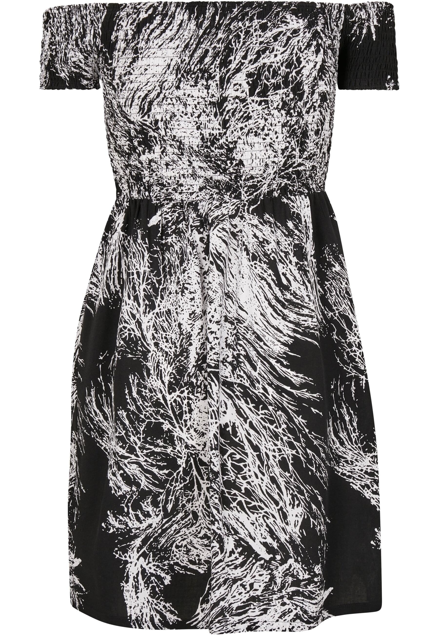 URBAN CLASSICS Shirtkleid »Urban Classics Damen Ladies Smoked Off Shoulder Dress«, (1 tlg.)