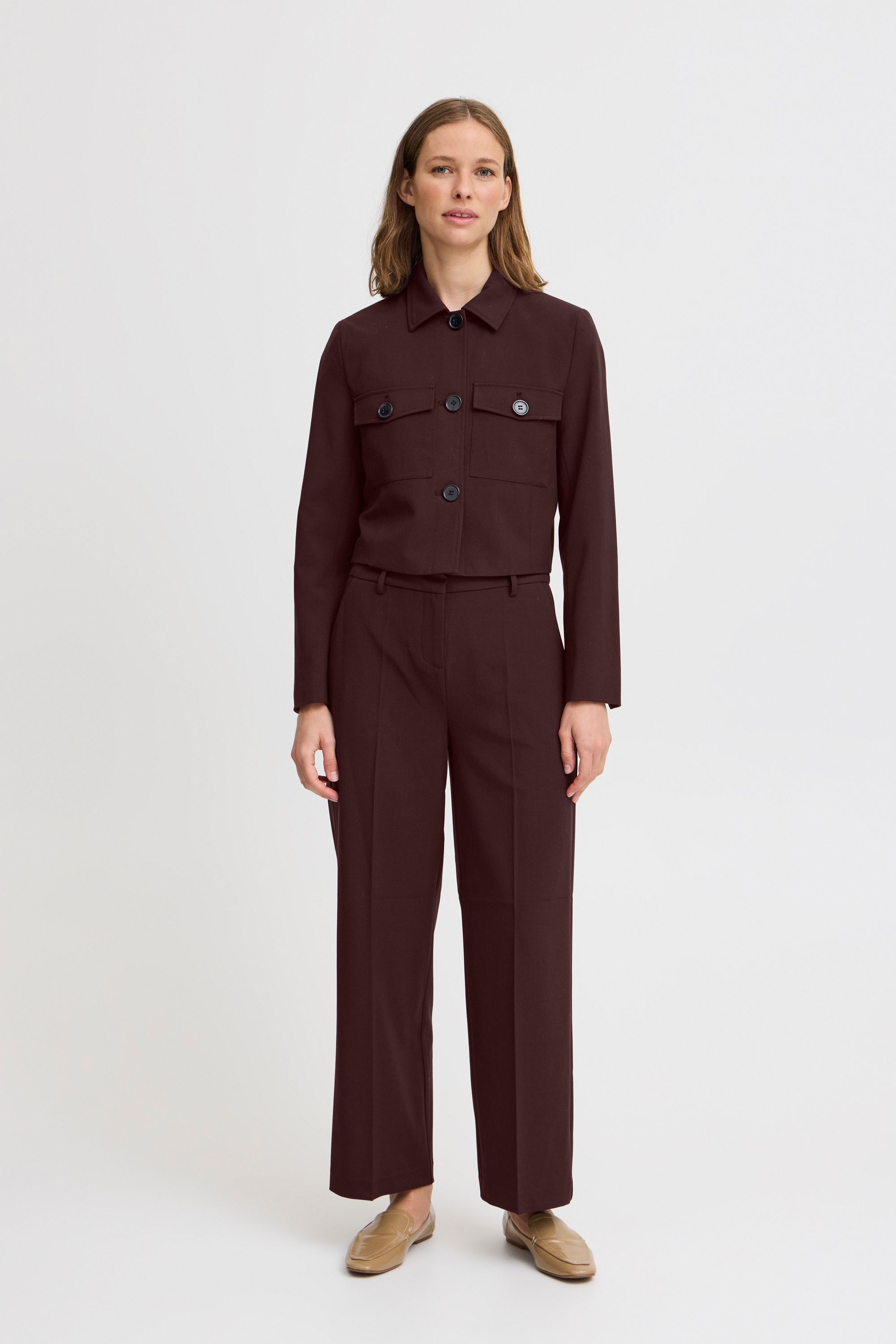 b.young Stoffhose »Stoffhose BYDANTA WIDE LEG PANTS 2 CROPPED«