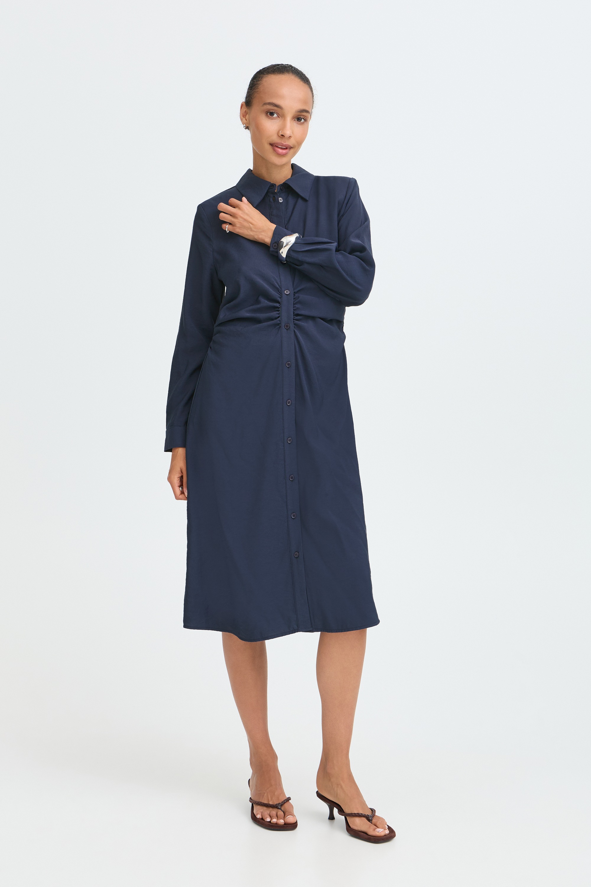 b.young Midikleid »Damen Freizeitkleid BYXFLOY«