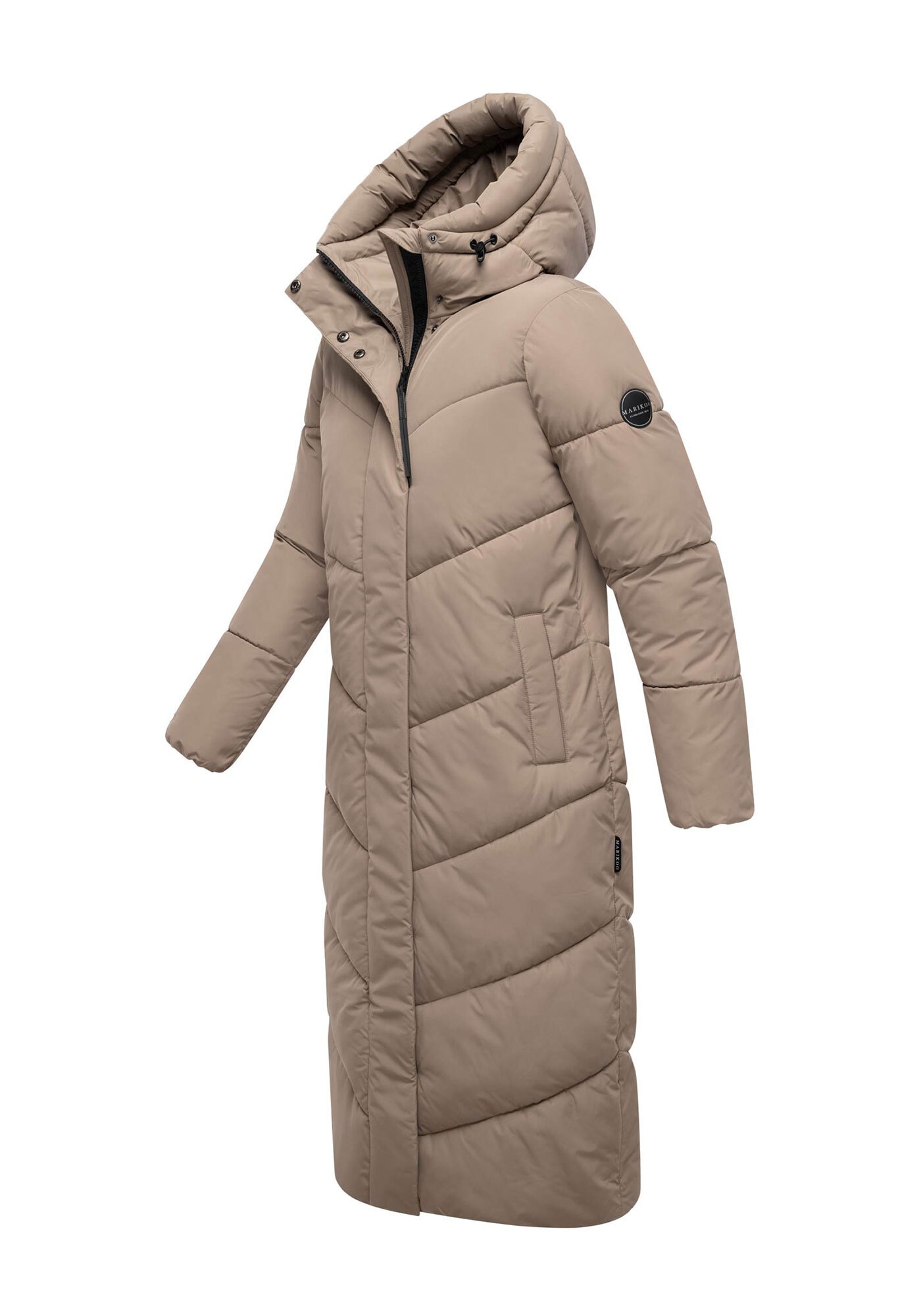 Marikoo Winterjacke »Ranja«, extra langer Damen Winter Steppmantel