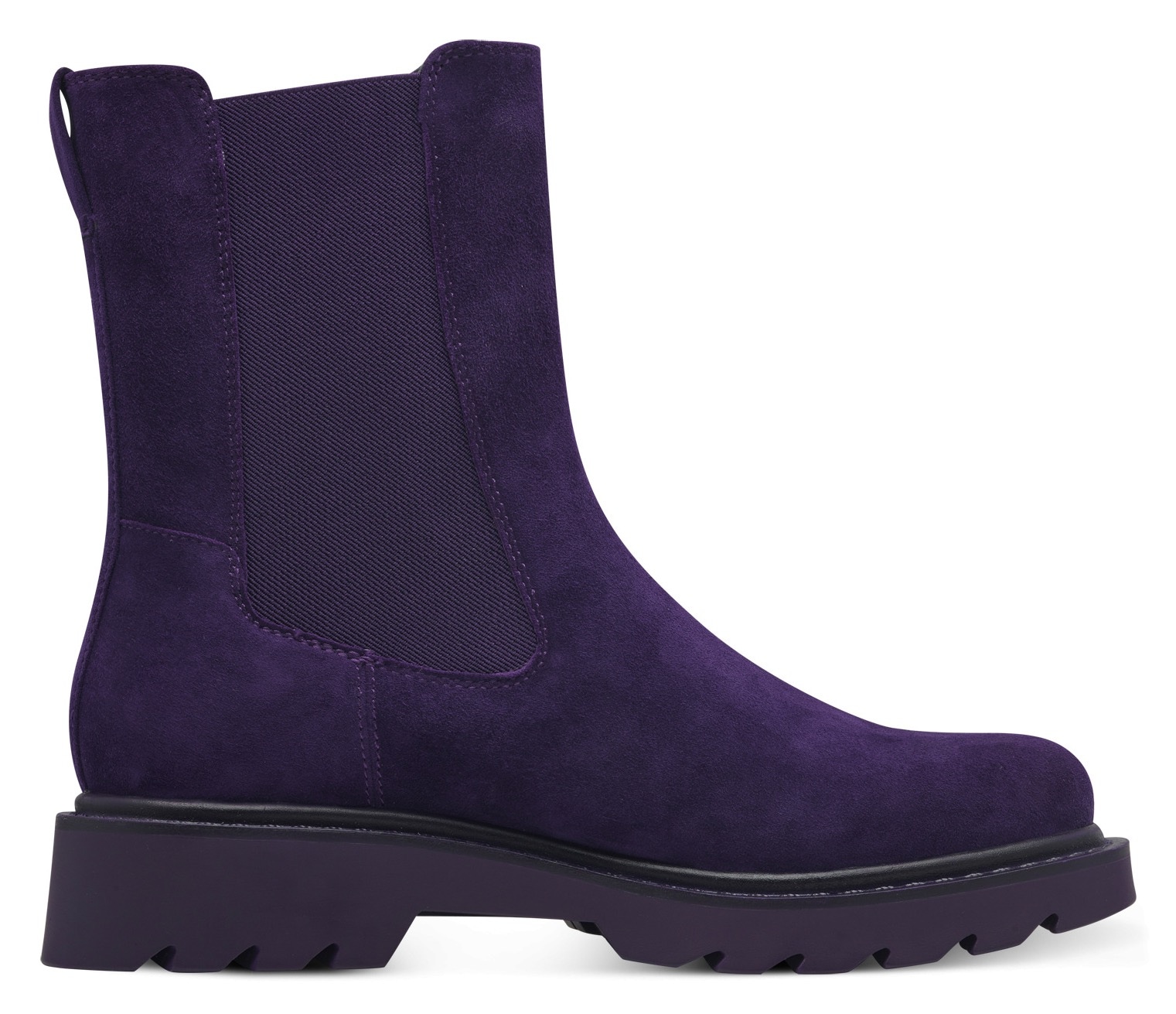 Tamaris Chelseaboots, Blockabsatz, Stiefelette, Businessschuh mit dezenten Ziernähten