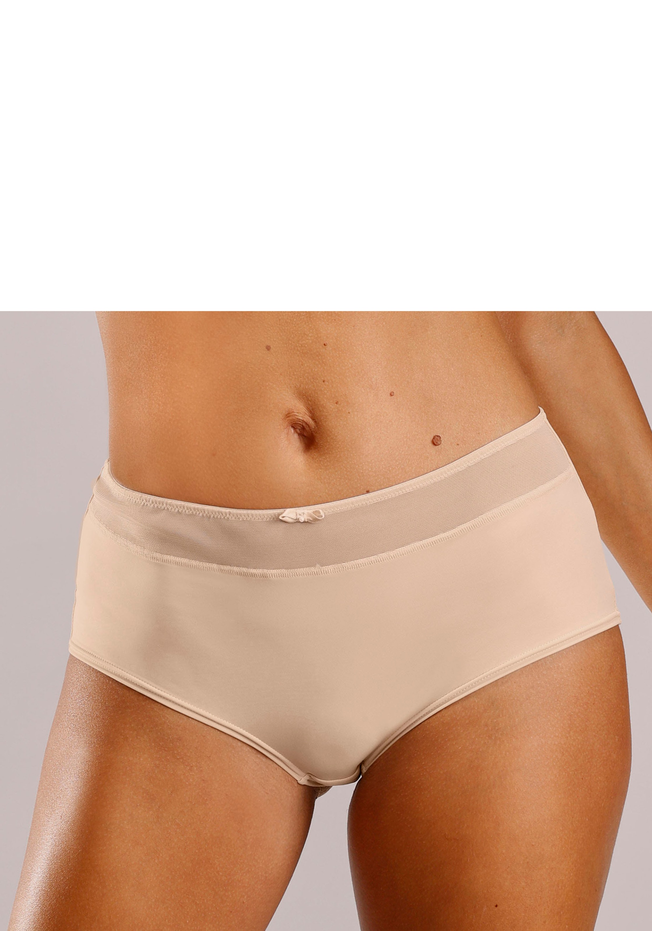 Nuance by Lascana Panty mit transparentem Bund und Zierschleife