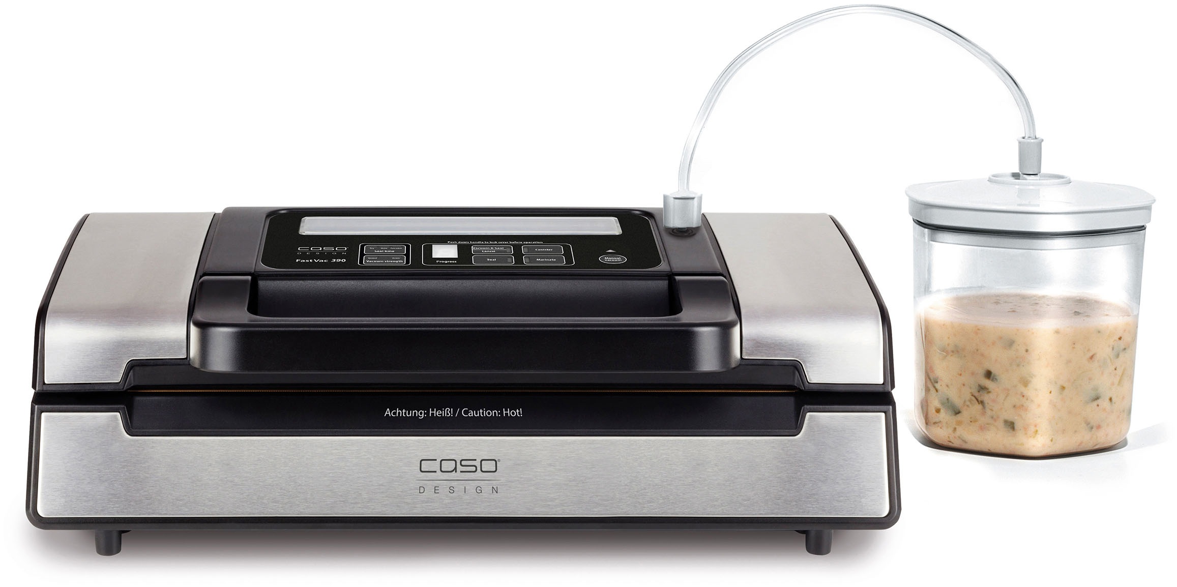 Caso Vakuumierer »1409 FastVAC500« 130 W mit 2 Folienrollen zum sofortigen Ausprobieren