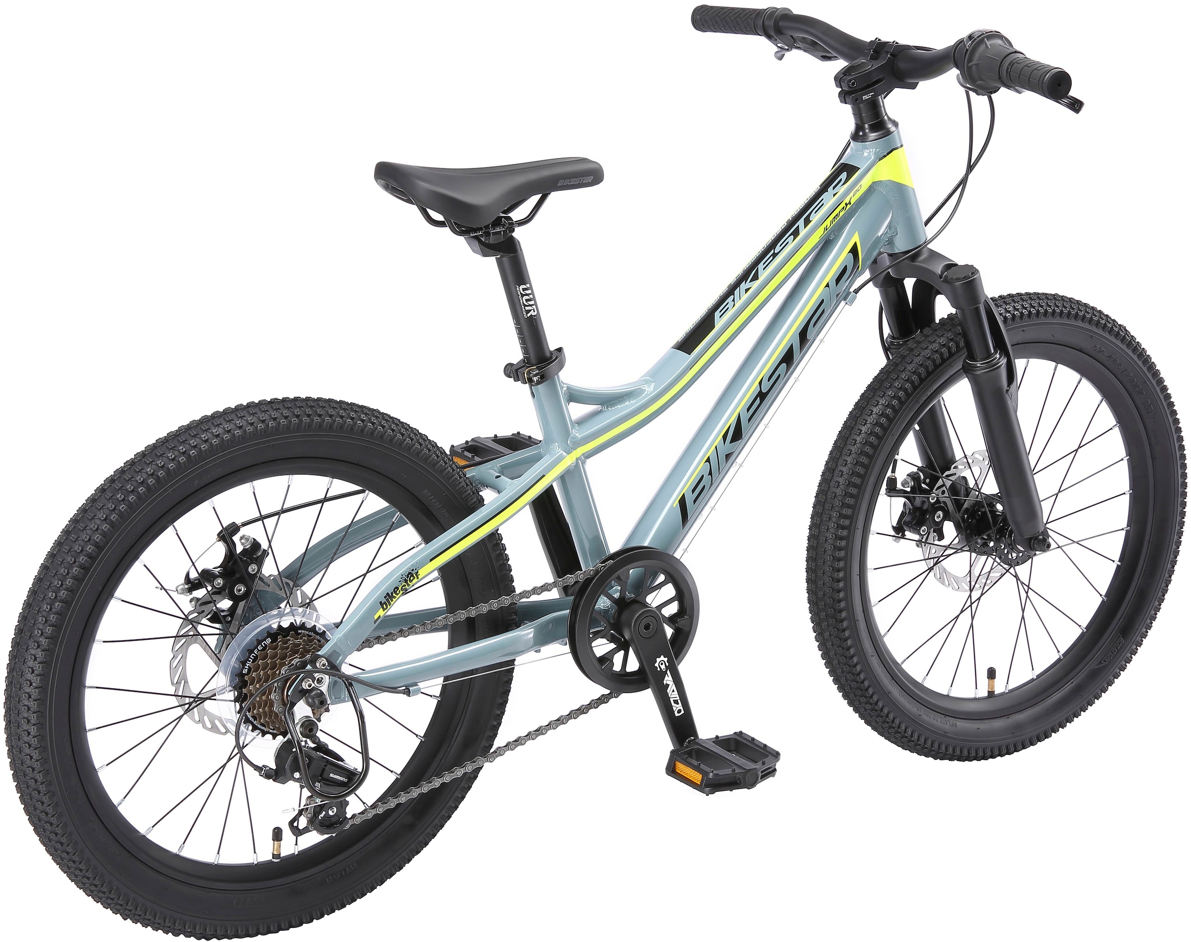 Bikestar Jugendfahrrad, 7 Gang, Shimano, RDTY21 Schaltwerk, Kettenschaltung