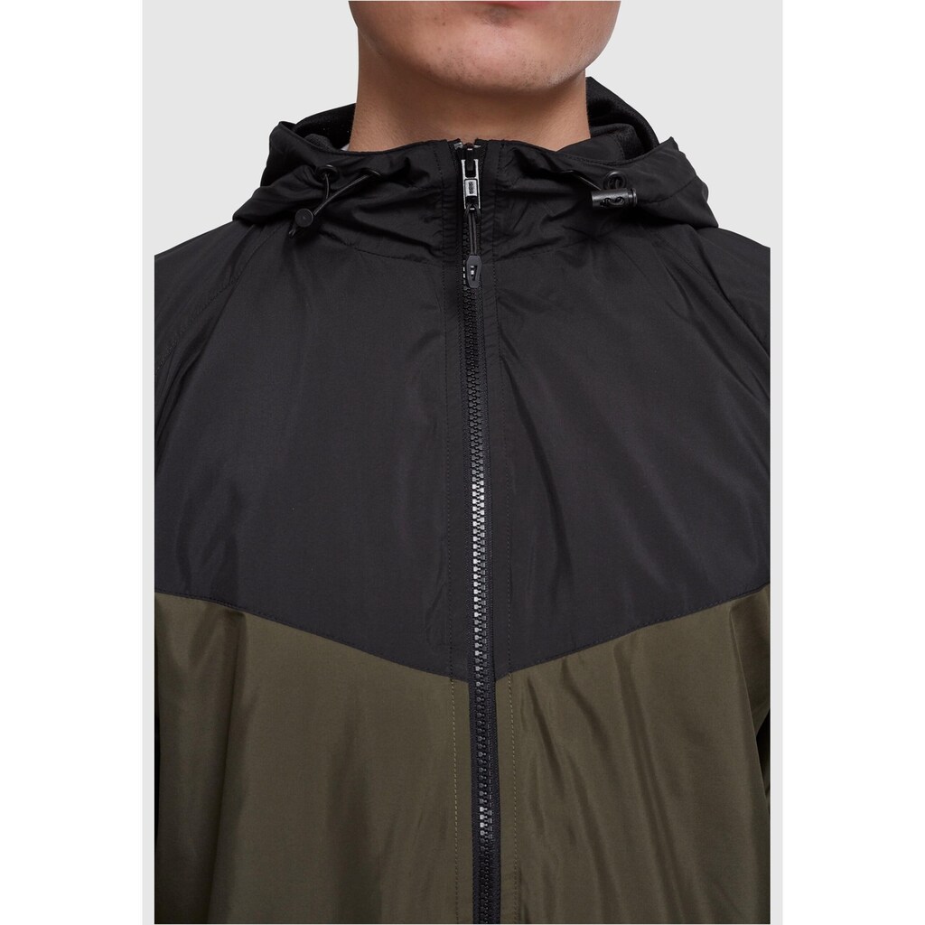 URBAN CLASSICS Allwetterjacke »Urban Classics Herren 2-Tone Tech Windrunner«, (1 St.), mit Kapuze