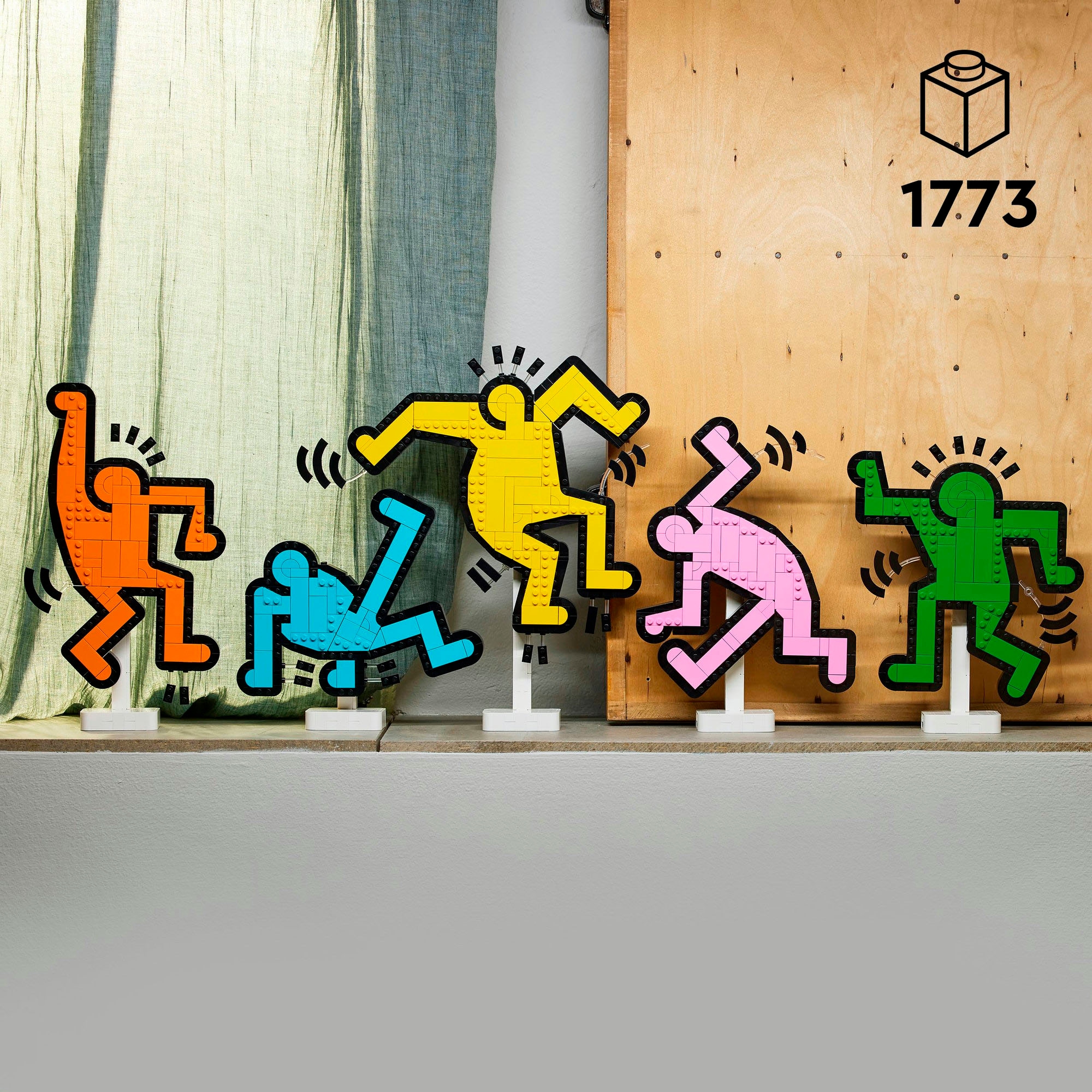 LEGO® Konstruktionsspielsteine »Keith Haring – Tanzende Figuren (31216), LEGO ART«, (1773 St.)