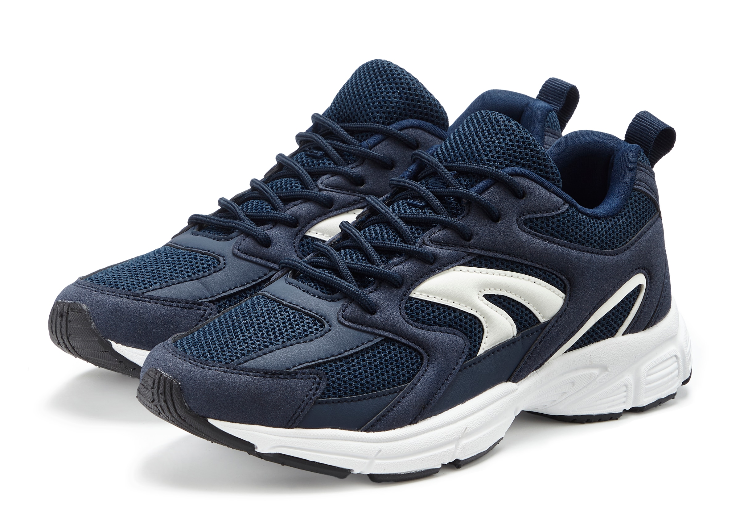 LASCANA Sneaker "Halbschuh," runde Schuhspitze, sportive Sohle, mit Schnüru günstig online kaufen