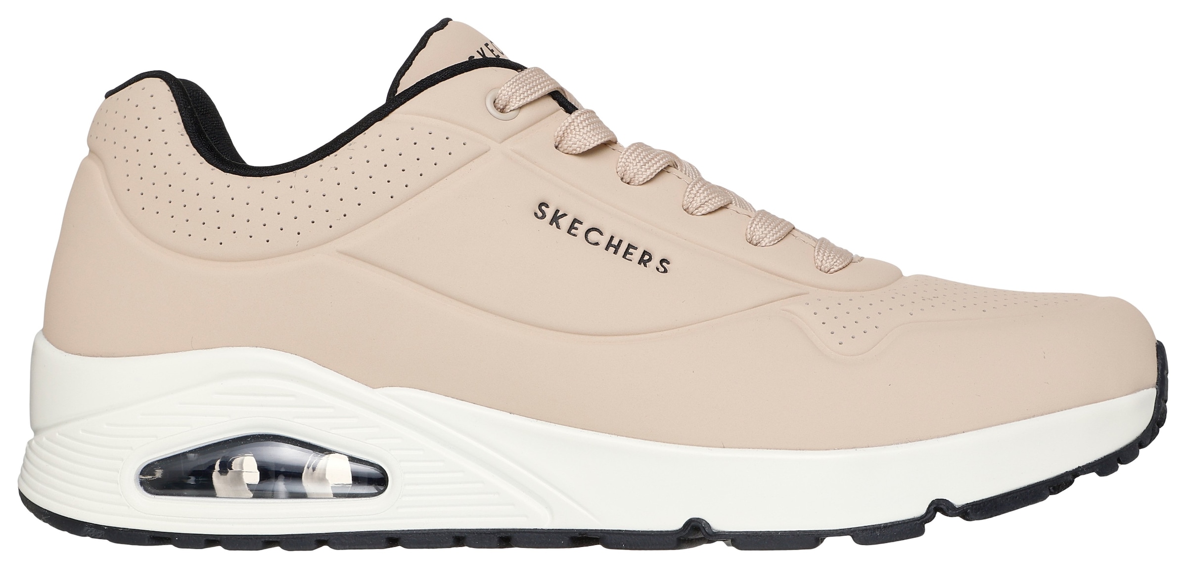 Skechers Sneaker »Uno - Stand on Air«, Freizeitschuh, Halbschuh, Schnürschuh mit Air-Cooled Memory Foam