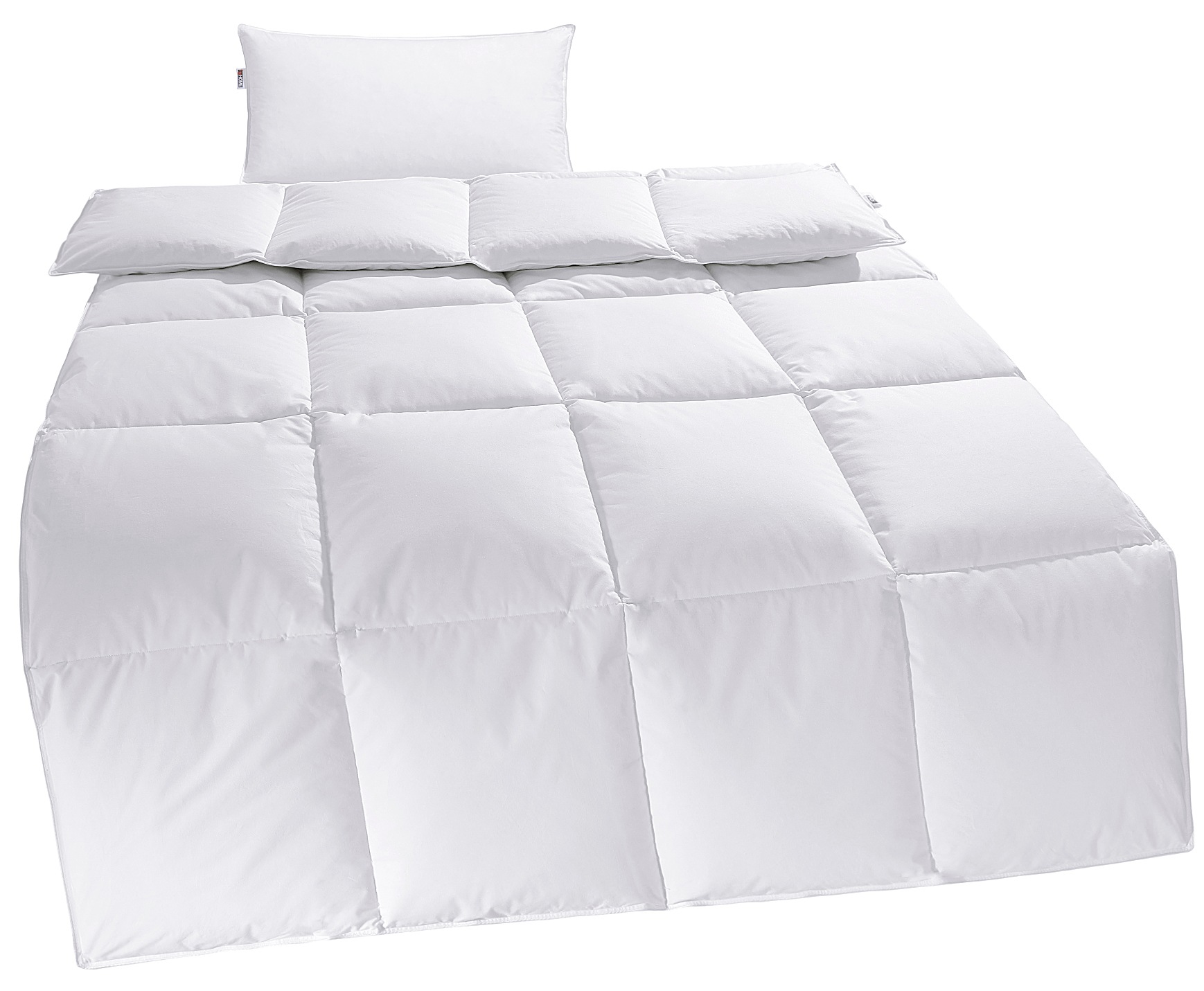 OTTO home Daunenbettdecke + Kopfkissen "Cyra Set, Bettdecke 135x200 & 155x2 günstig online kaufen