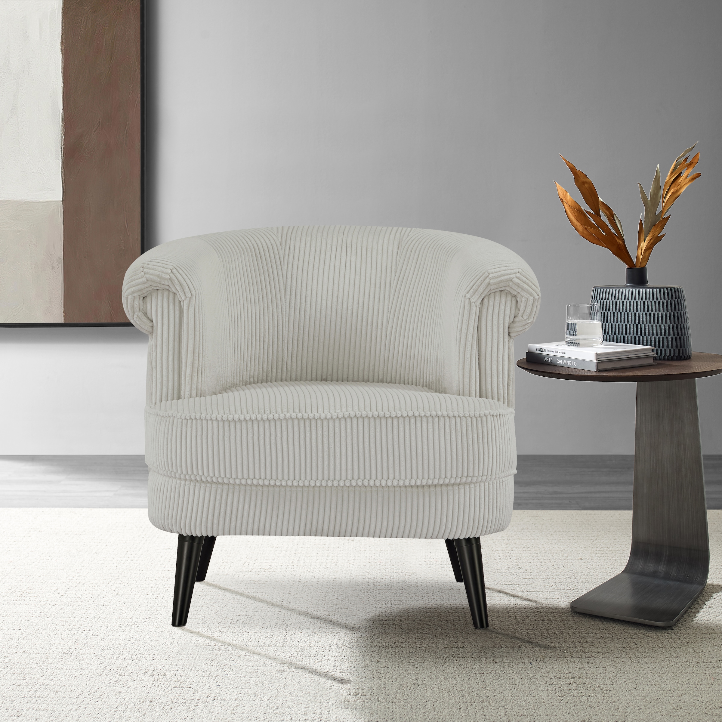 INOSIGN Sessel »HUTSELL in Cord und Webstoff, TV-Sessel oder Relax-Sessel« passt in jedes Wohnzimmer