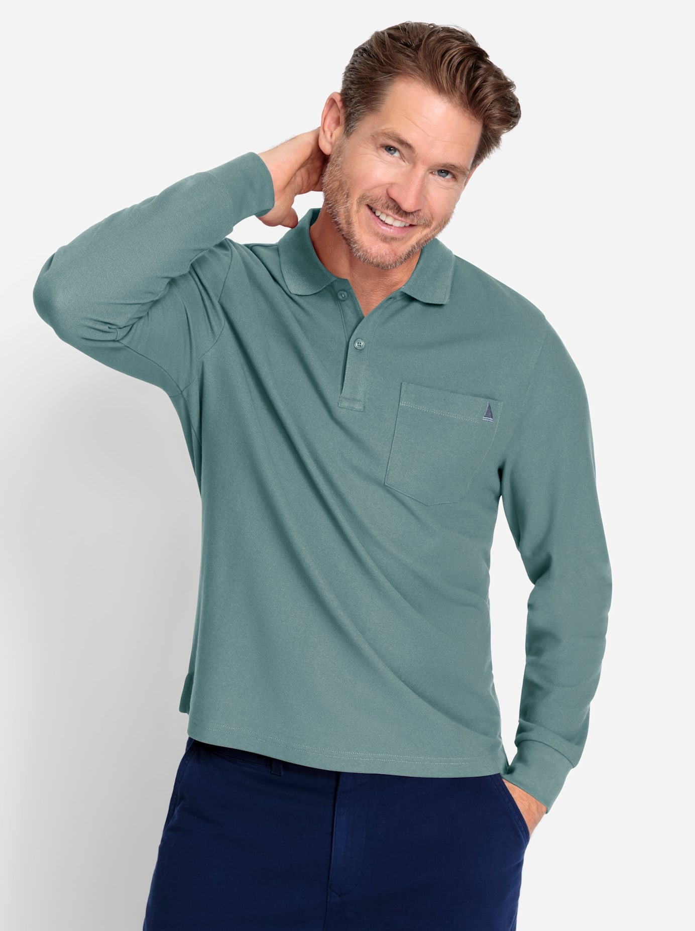 Catamaran Poloshirt "Langarm-Poloshirt" 1 Stk. tlg. günstig online kaufen
