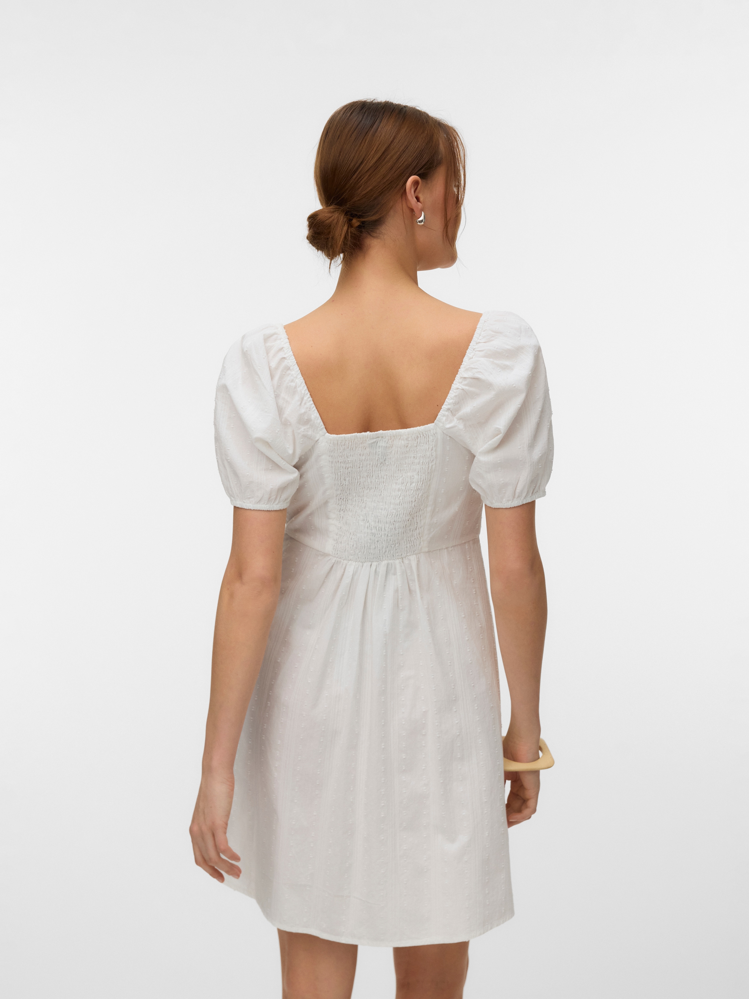 Vero Moda Minikleid »VMJUTTY SS SHORT DRESS WVN« Baumwolle