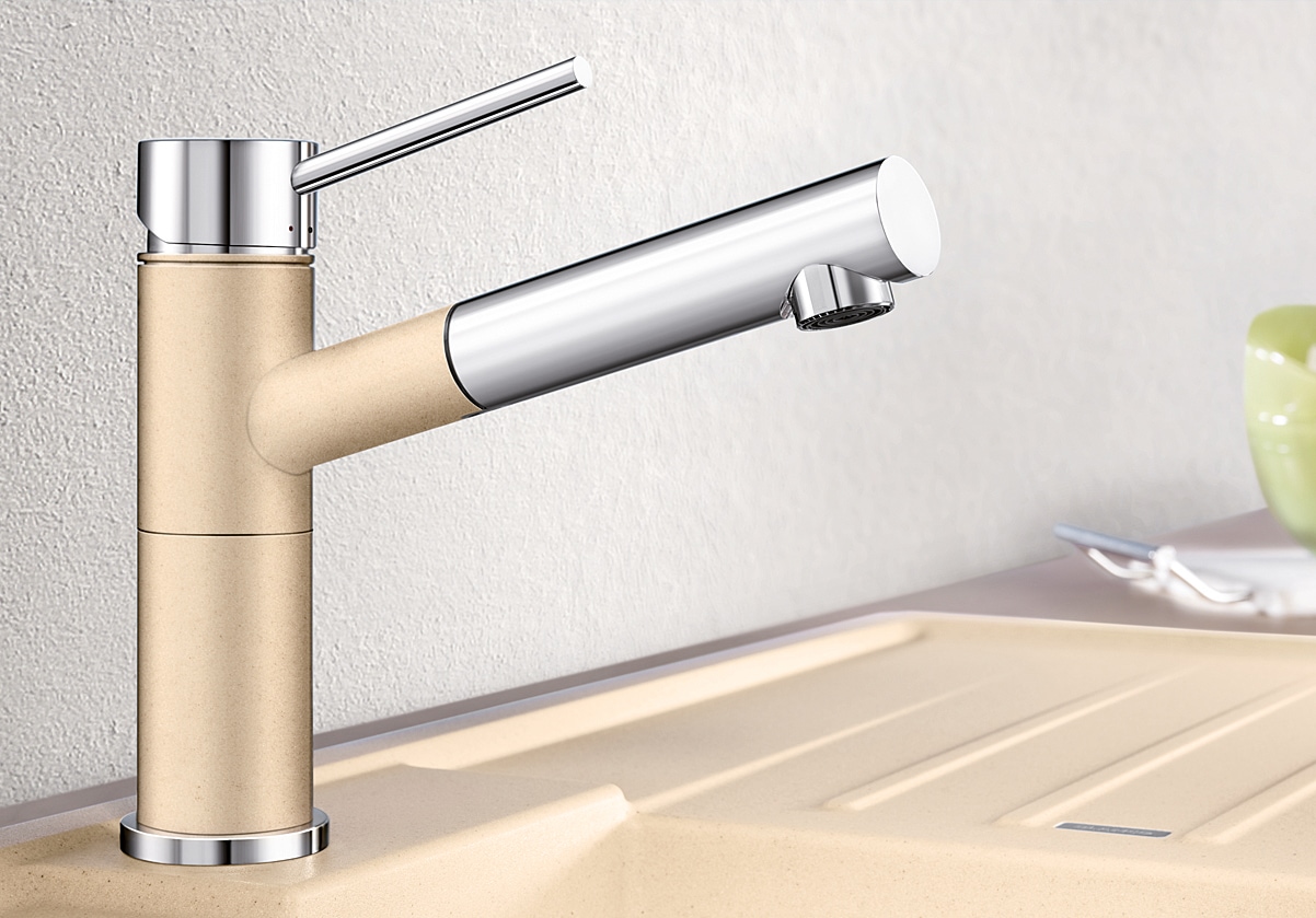 Blanco Küchenarmatur »ALTA-S Compact«, Hochdruck, mit ausziehbarem Auslauf