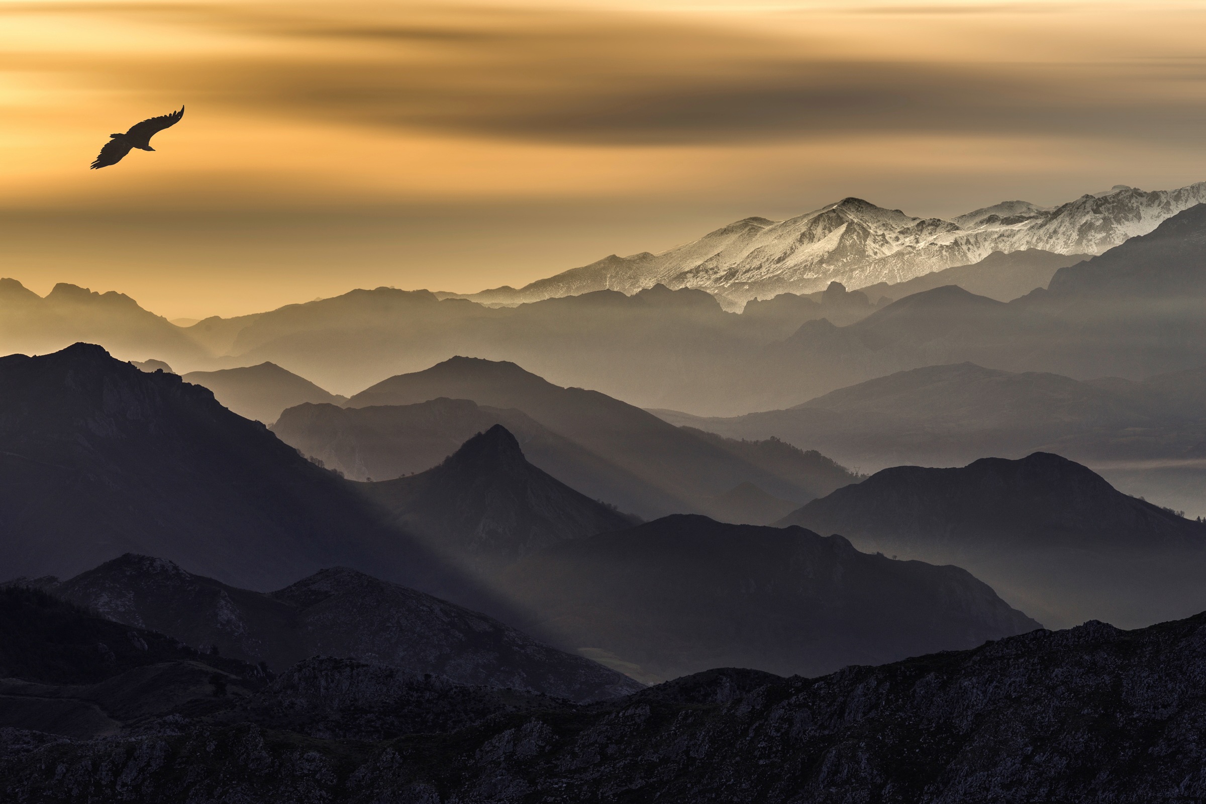 Papermoon Fototapete »Photo-Art  JUAN I CUADRADO, SCHICHTEN«