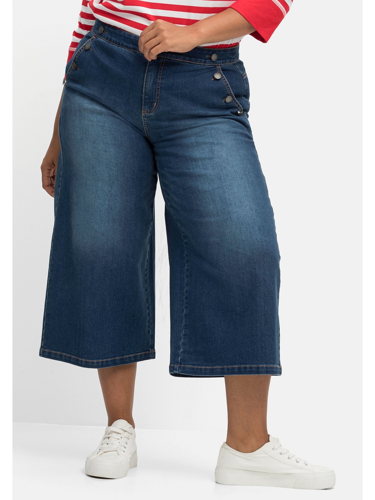 kräftige für ELLA bestellen Sheego Waden Oberschenkel 3/4-Jeans online Größen«, und BAUR »Große |