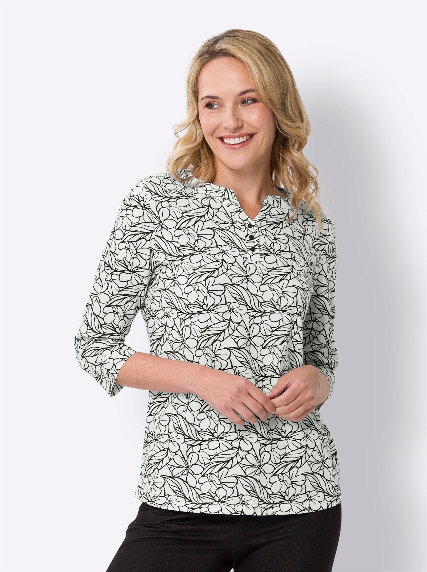 Classic Basics 3/4-Arm-Shirt "3/4-Arm-Shirt", (1 tlg.) günstig online kaufen