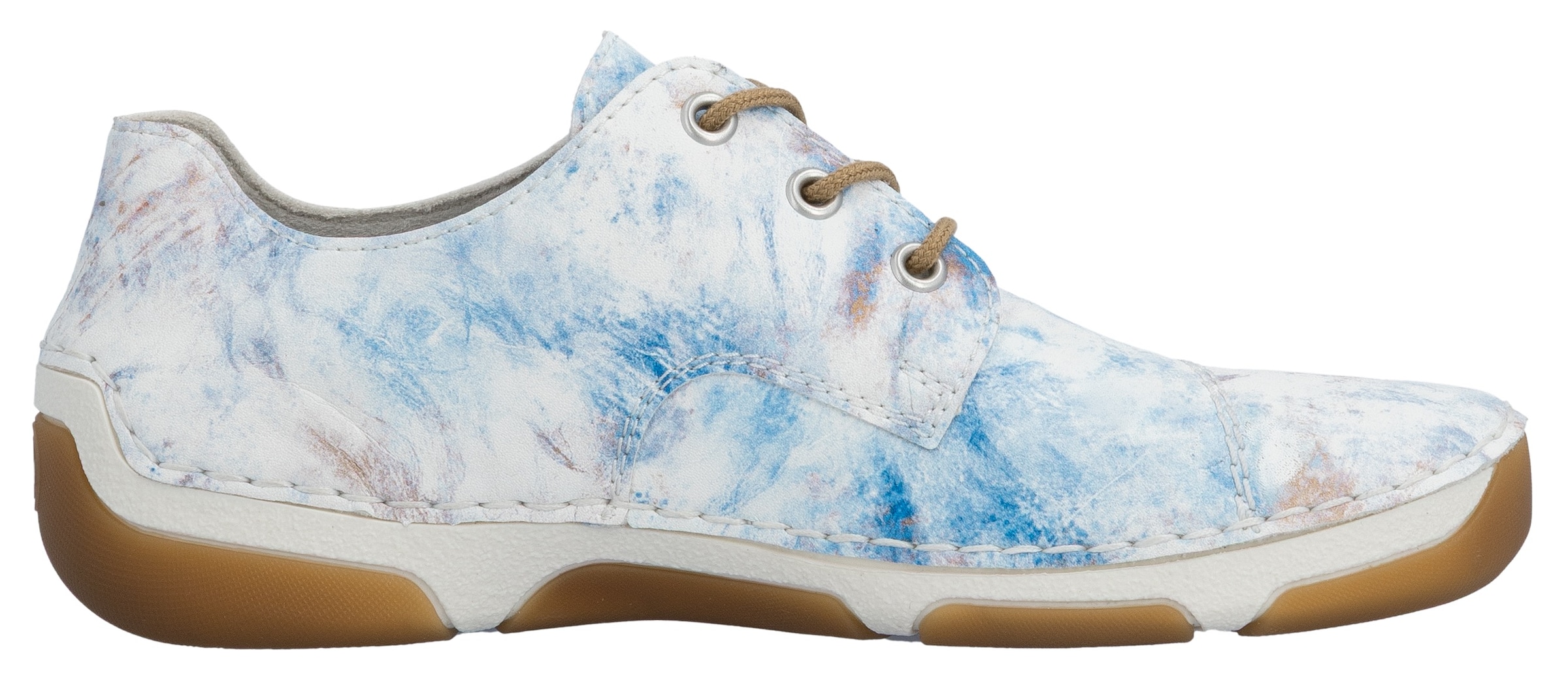 Rieker Sneaker  Schnürschuh, Halbschuh, Casual-Schnürer mit softer Innensohle